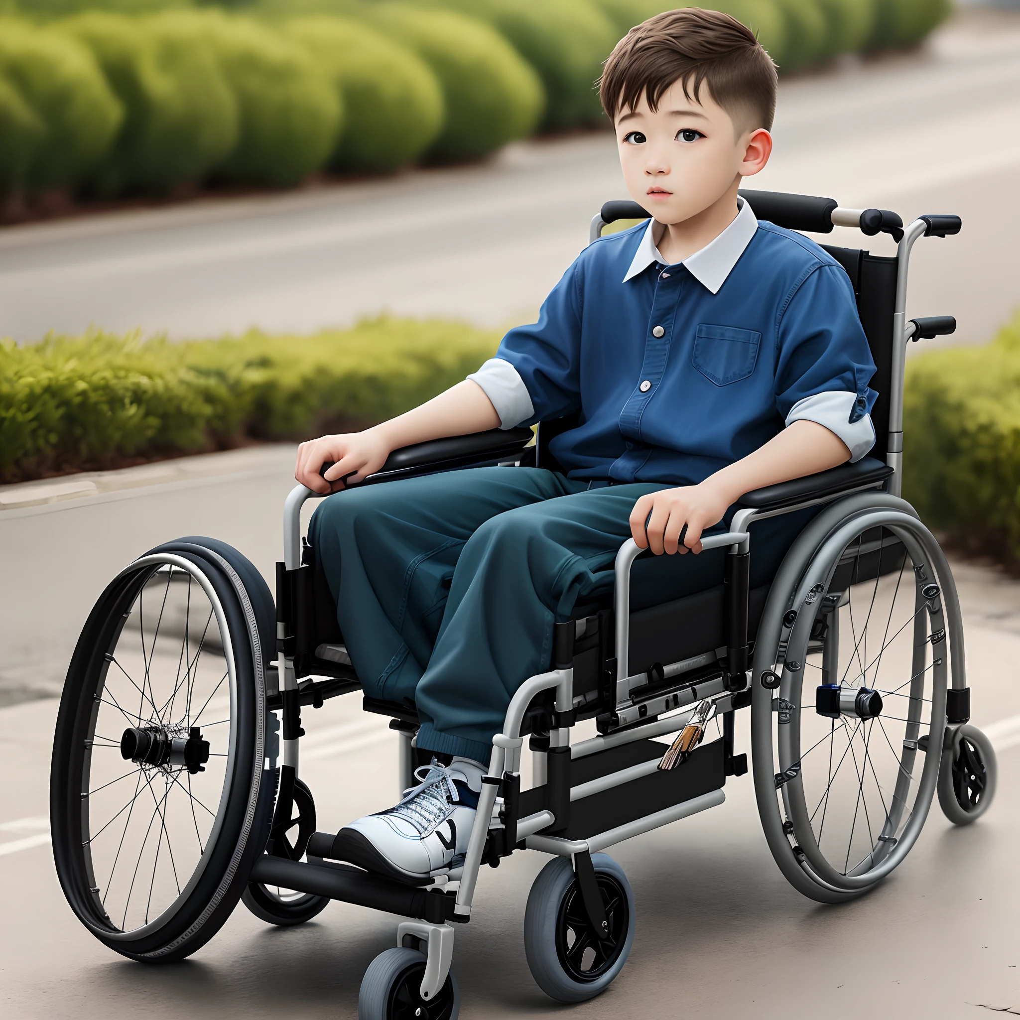 Wheelchair boy