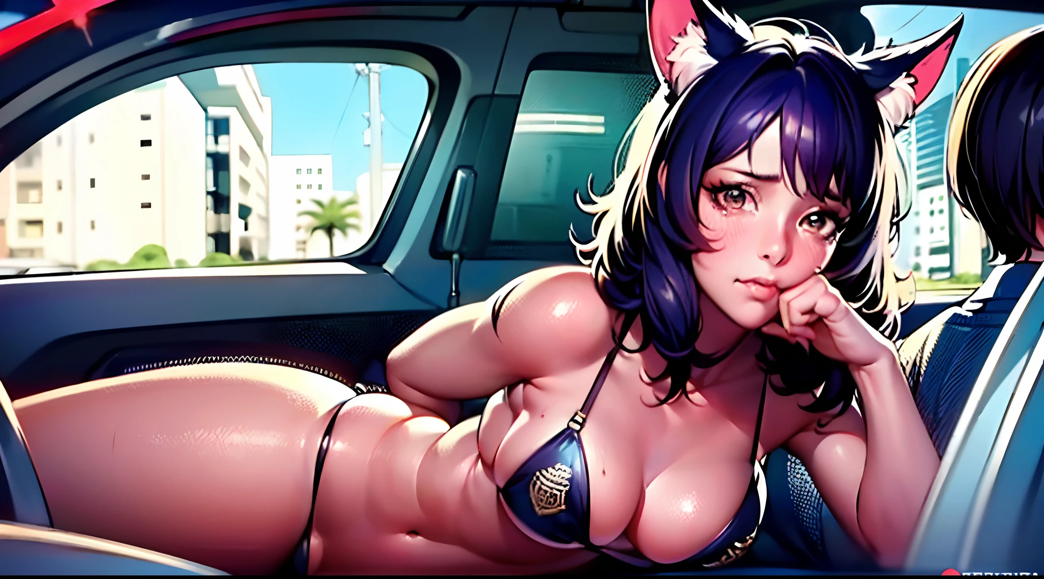 ta prostituta)), ((in the back seat of a police car, senos apretados, Espotristeo, Manos fuera de la vista, hands behind her back, crying real tears, triste)), hysterical crying, Colapso emocional, (((criminal, Arrestado, erotic, Hentai))), seductor, (looking at viewer from the back seat of a police vehicle), (interior of a realistic cop car, Trazado de rayos, Renderizado de octanaje), hiperrealismo, motor irreal, perfect composition, Renderizado perfecto, Perfect lighting, Cine 4D, 3dcg, 8k vector photography, hyperrealism photography, tetona, joven, adolescente, high resolution perfect body perfect face perfect hands perfect fingers perfect breasts 8k, (((Micro Bikini, Uniforme de colegiala negra, dedo del pie de camello, areolas protruding areolas indentation breasts swinging freely))), ((ojos verdes, half Asian half Spanish, Chica mixta, caber,)) ripeado, Paquete de abdominales de seis, (((super thick, small waist, Pelo corto rojo con flequillo y reflejos,))) ojos esmeralda, Hermosos ojos, cautivador, seductor, Adornos para el cabello LoliChica del tanque, Estilo punk, cyberpunk, Vaporwave, Tokio, medianoche, realistic lighting, entorno realista, traje detallado, rasgos faciales realistas, ((perfect angle, Pose perfecta, focus on face camel toe and breasts)),argentina, Ropa deportiva, soccer uniform, (obra maestra), High resolution, Cara perfecta, cabello morado claro, Orejas de gato, Nekomimi, lleno_cuerpo,Recortar arriba, Underboobs, tanga negra, pecho mediano, pelo corto, pelo corto, cabello morado claro,, cabello claro, pelo morado claro, orejas de gato, neko ears,full body