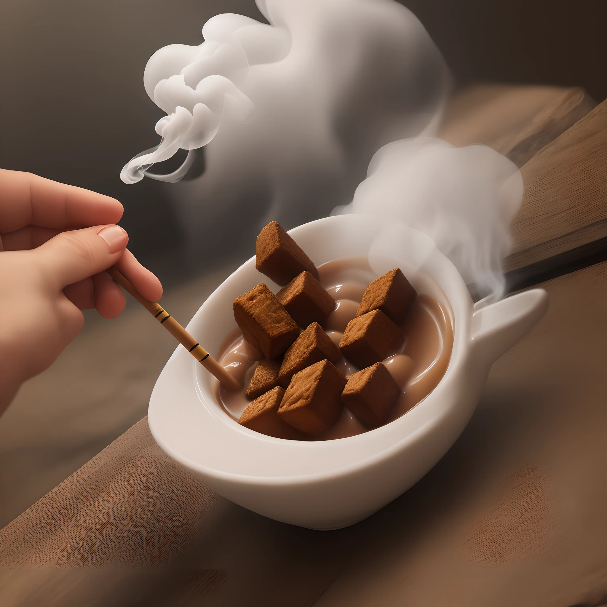 Cogumelo fumando