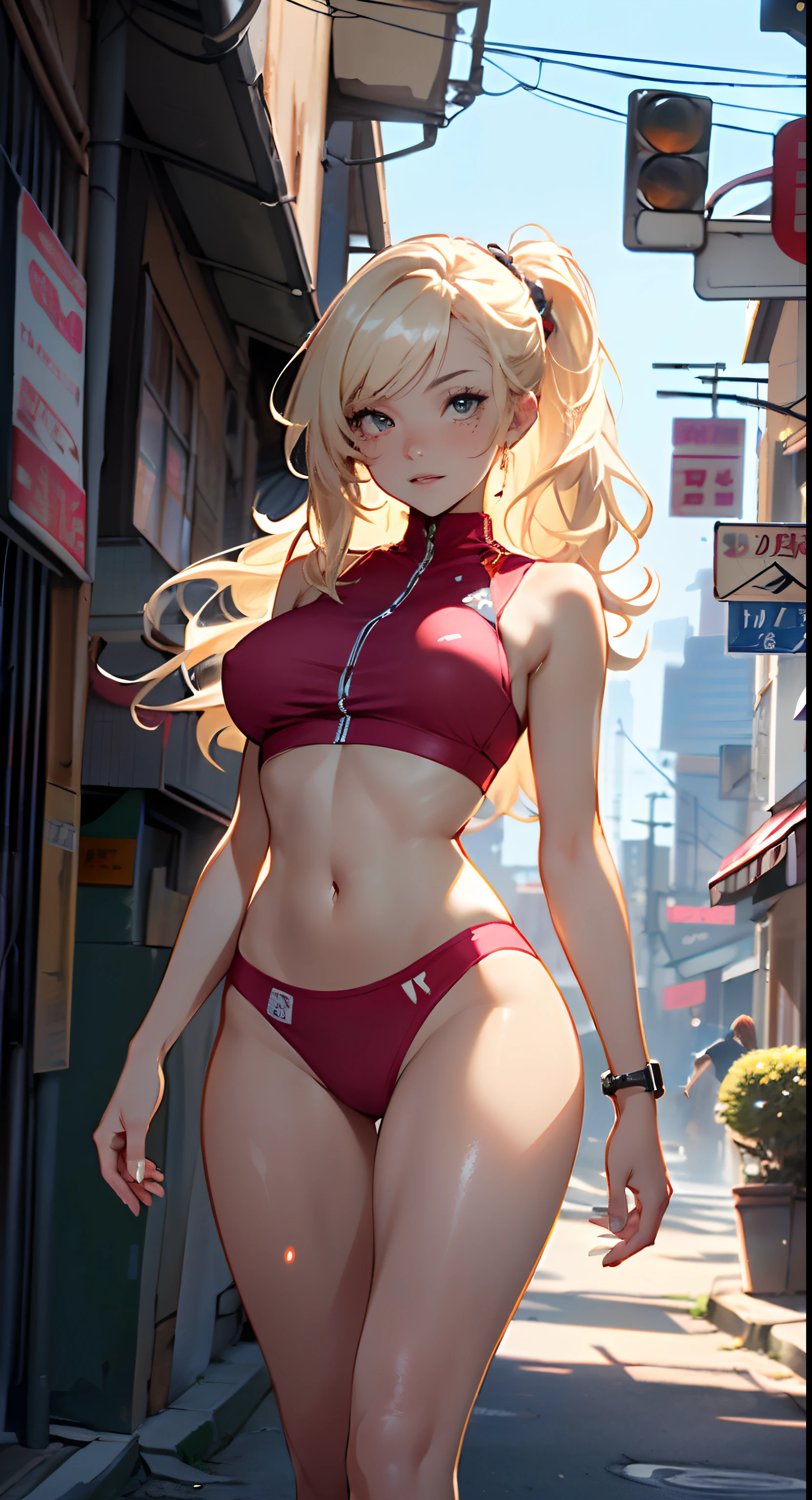 sport girls,((((2girls, 2 girls)))),((anime girls twins with extremely cute and beautiful blonde hair walking seductively down the street)),((((twins)))),

((((Two twins girls)))),2 sporty twins girls,(2girls:1.3),((two anime twins with extremely cute and beautiful blonde hair walking seductively down the street)),

(large breasts:1.4),saggy breasts,(((very light blonde hair:1.35,straight hair,long hair:1.4,colored inner hair,ear breathing))),((heterochromia,eye1 blue,eye2 green,perfect eyes,upturned eyes:1.3,beautiful detailed eyes,finely detailed beautiful eyes:1,big highlight on eyes:1.2)),((fat)),(((lustrous skin:1.5,bright skin: 1.5,skin tanned,shiny skin,very shiny skin,shiny body,plastic glitter skin,exaggerated shiny skin))),(spider lower abdomen,narrow waist,wide hip,athletic body,inflated legs,delicate detailed fingers,detailed body,detailed arms,human hands,(detailed face)),

cute,slutty,seductive,erotic,(((nsfw))),

zettai ryouiki,revealing clothing,show skin,((((underboob)))),((sport tiny bra magenta,sport thong,visible thong straps)),(wearing a sport outfit:1.3,sport clothes,semi-naked,with little clothing,),(detailed outfit,detailed clothes),

(dynamic pose:1.0),embarrassed,centered,scale to fit dimensions,Rule of thirds,

outdoors,((night view)),(cyberpunk night street Background: 1.5,dark sky,alleyway,lonely alley,thick clouds,detailed background:1.25),

(best quality),(high resolution),(sharp focus),(ultra detailed),(extremely detailed),(extremely high quality artwork),8k_wallpaper,(extremely detailed CG 8k),(very fine 8K CG),((hyper super ultra detailed perfect piece)),flawless,(((masterpiece))),illustration,vibrant colors,(intricate),High contrast,Selective lighting,Double exposure,HDR (High Dynamic Range),Post-processing,Background blur,