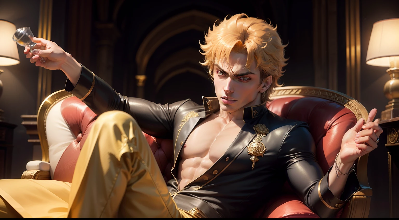 Dio brando in the album of the cover of the chalice of the singer chico Buarque