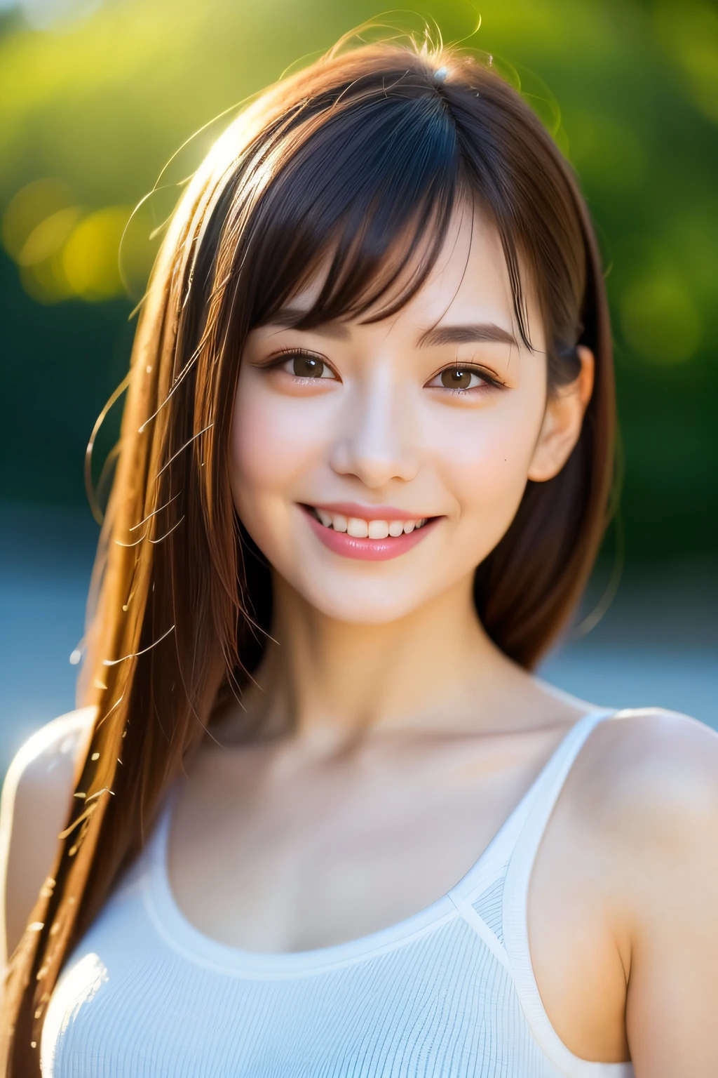 Close up photo of a girl、Brown hair、、Hot spring in the background、Natural hot springs
Highest Quality、realisitic、Photorealsitic、(intricate detailes:1.2)、(delicate detail)、(ciinematic light、best quality backlight)、Clear Line、foco nítido、Lifelike face、Detailed face
Unity 8K Wallpapers、超A high resolution、(Photorealsitic:1.4)、looking at the viewers、full body Esbian、(In the street)、(Casual wear)、(full body Esbian)、the pose、A smile