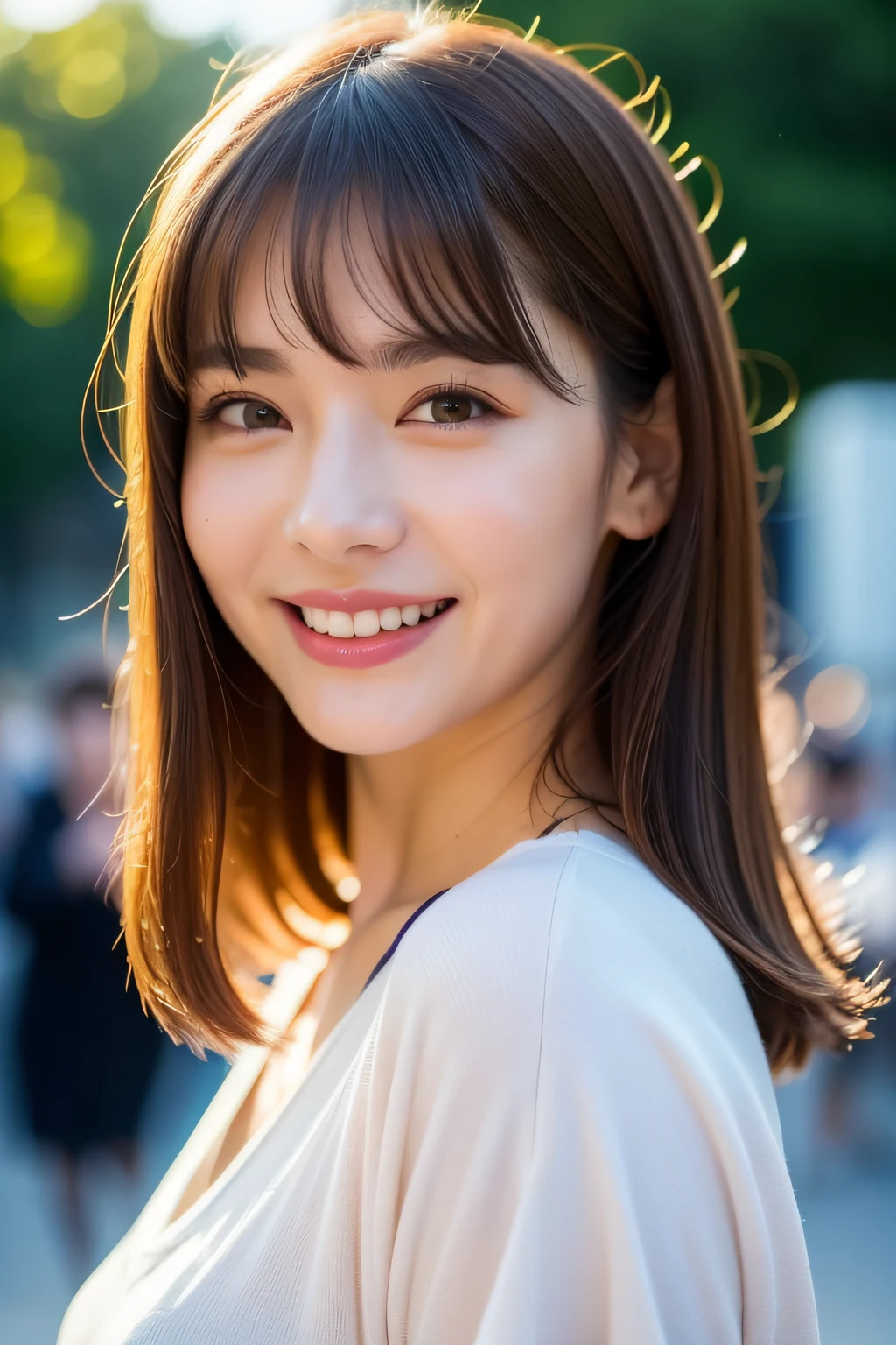 Close up photo of a girl、Brown hair、、Hot spring in the background、Natural hot springs
Highest Quality、realisitic、Photorealsitic、(intricate detailes:1.2)、(delicate detail)、(ciinematic light、best quality backlight)、Clear Line、foco nítido、Lifelike face、Detailed face
Unity 8K Wallpapers、超A high resolution、(Photorealsitic:1.4)、looking at the viewers、full body Esbian、(In the street)、(Casual wear)、(full body Esbian)、the pose、A smile