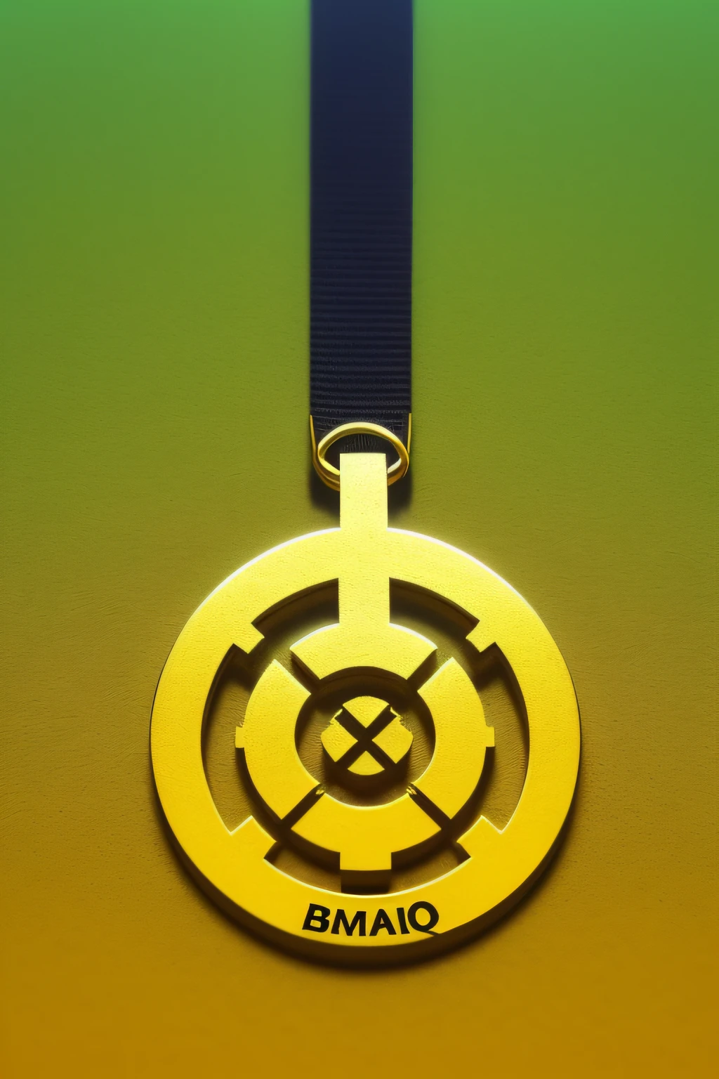 ((pior qualidade, baixa qualidade)), logotipo do emblema da equipe, ..3d, Centrado, Close-up,(emblema nuclear), ((Simbolo de radioativo em amararelo)), Radioativo , (Prateado), master part,melhor qualidade,ultra detalhado, sem nada escrito, sem escritos.