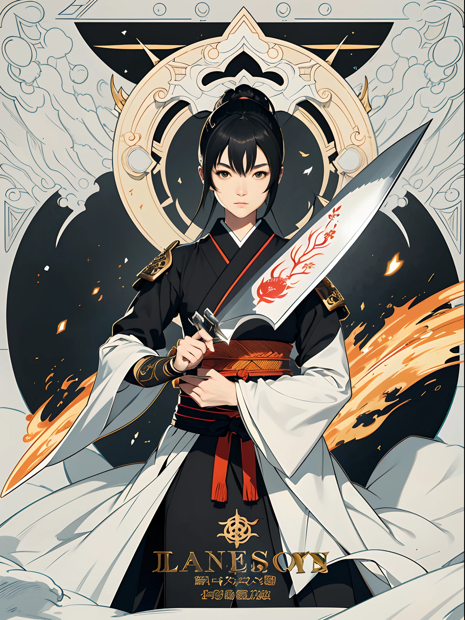 femele , A Japanese style , kunoichi , short knife , ninjartist , no sleeves , Joint Protection Armor , masterpiece, top-quality, 8K, detailed skin textures, Detailed Cloth Texture, beautifull detailed face, intricate detailes, ultra-detailliert, The upper part of the body、, light Particle, borgar, Intense sunlight,Effect of twinkling aerial light