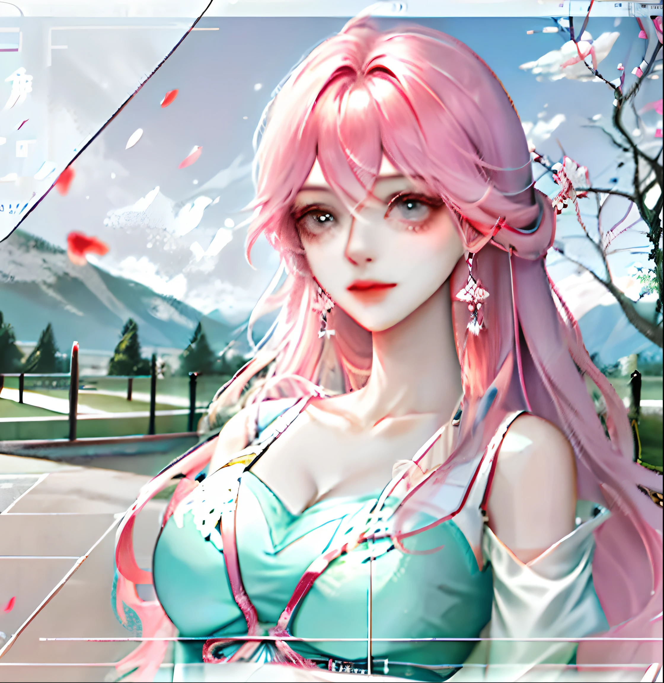 ((tmasterpiece,Need)),(1girl),((A MILF)),Light pink hair,big-areola,horn,((office lady)),By bangs,middlebreast,(plumw),slim,ssmile,[Wide hips],office,standing, aru \(blue archive\),hoang lap，A high resolution，（Organic theme：1.2），Ultra-detailed BREAK image photography，（analogue photography：1.2），vivd colour，soft focus，light  leaks，Fantastical Atmosphere，Experimental charm，Nostalgic attraction BREAK color gamut painting，large swaths of color，abstract expressionism，bold tones，Emotional shock，atmosphere depth，Minimalist approach to rest a serene and peaceful orchard，The apple trees are in full bloom， One full of energy、A vibrant stadium，Filled with the roar of the crowd， A quiet and peaceful hillside，Covered with blooming lavender，