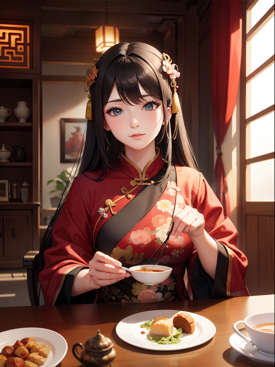 woman, China, ancient, traditional