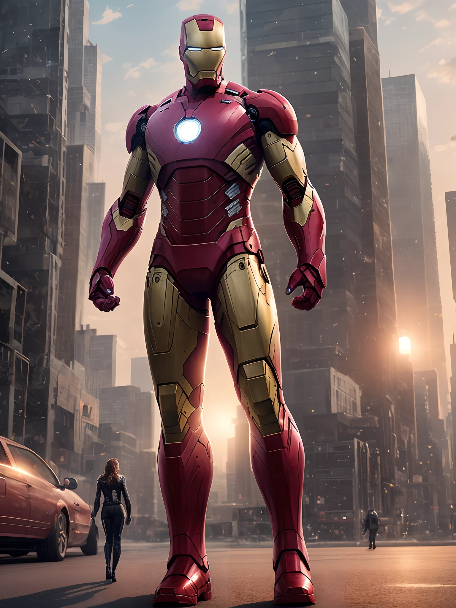 9
951994672
Prompts
Copy
araffed woman in a suit of iron man standing in front of a building, iron man, like ironman, cyberpunk iron man, ironman, hq 4k wallpaper, Nicole kidman as iron man, cinematic body shot, cinematic full body shot, hero pose colorful city lighting, marvel style, covered in full metal armor, hq 4k