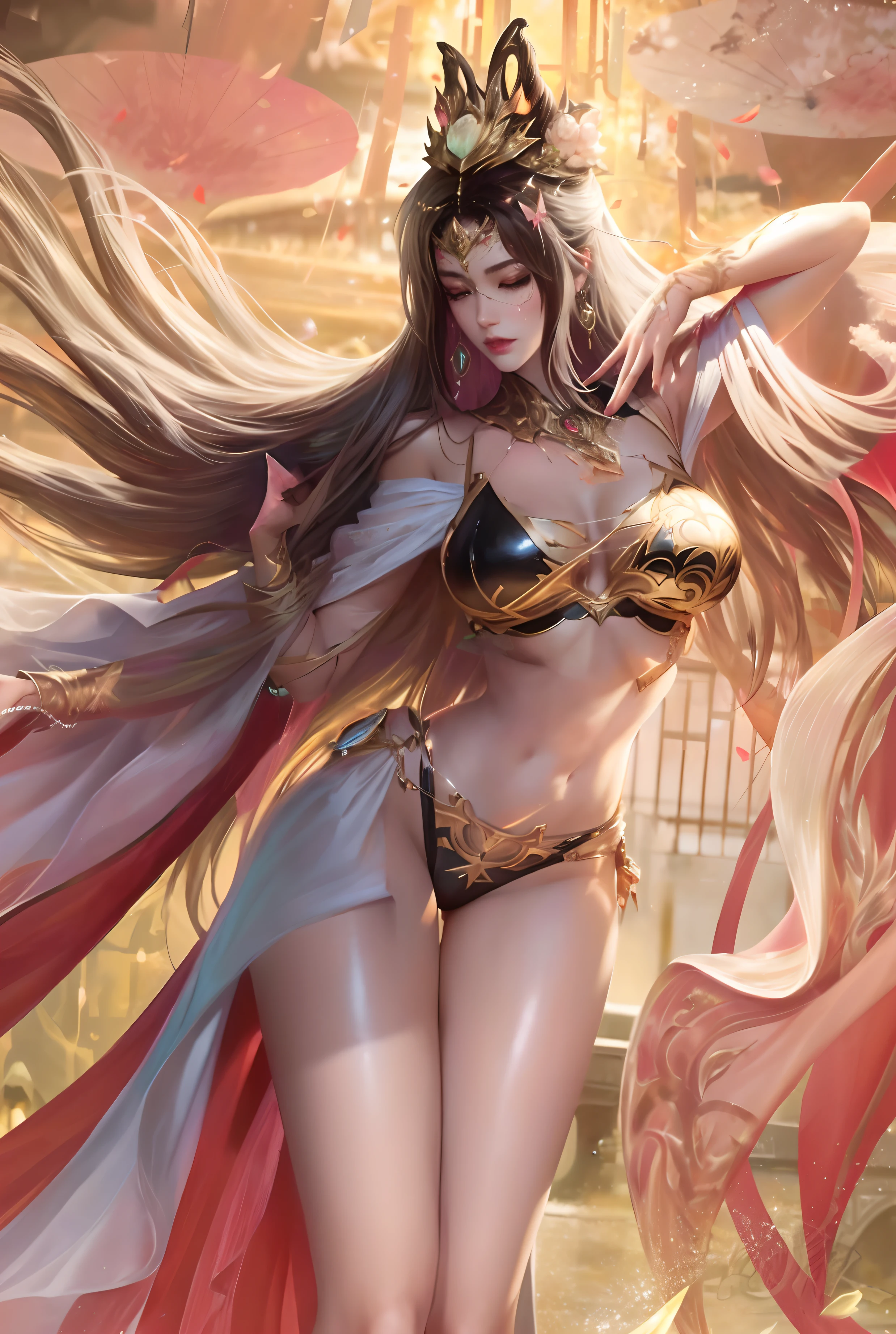 Close-up of a woman in a bikini,with a crown on her head, Extremely detailed Artgerm, IG model | Art germ, concept-art | Art germ, art-style, artgerm detailed, Art germ. anime illustration, Phlegm sputum, phlegm | Art germ, Style Artgerm, Artgerm and Ruan Jia