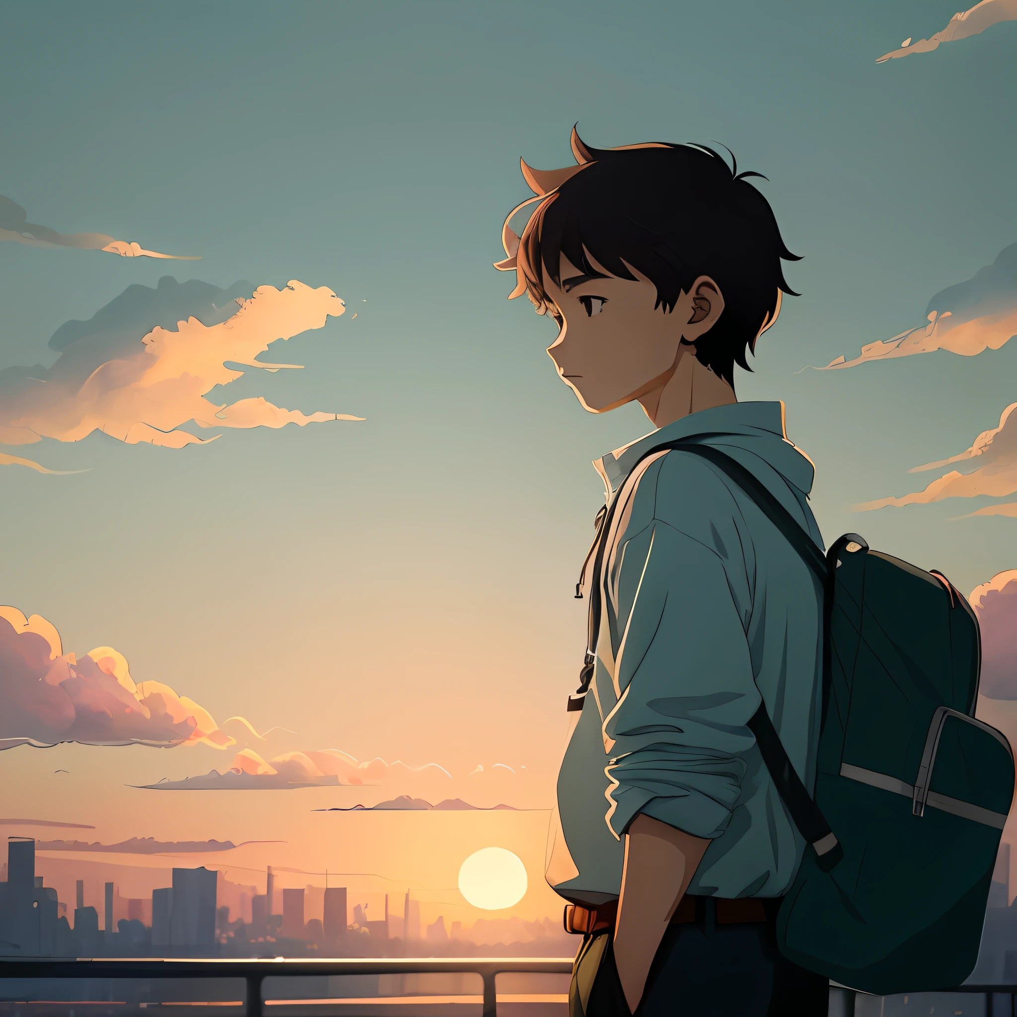 menino anime sentado, estilo de arte bonito, estilo de arte lofi, arte digital detalhada bonito, Anime aesthetics, anime bonito, estilo de arte anime de alta qualidade, menino anime, estilo de arte anime, arte detalhada bonito, Soft anime illustration, lofi aesthetic, arte lofi, lofi, arte bonito, fanart de alta qualidade, anime ilustrado