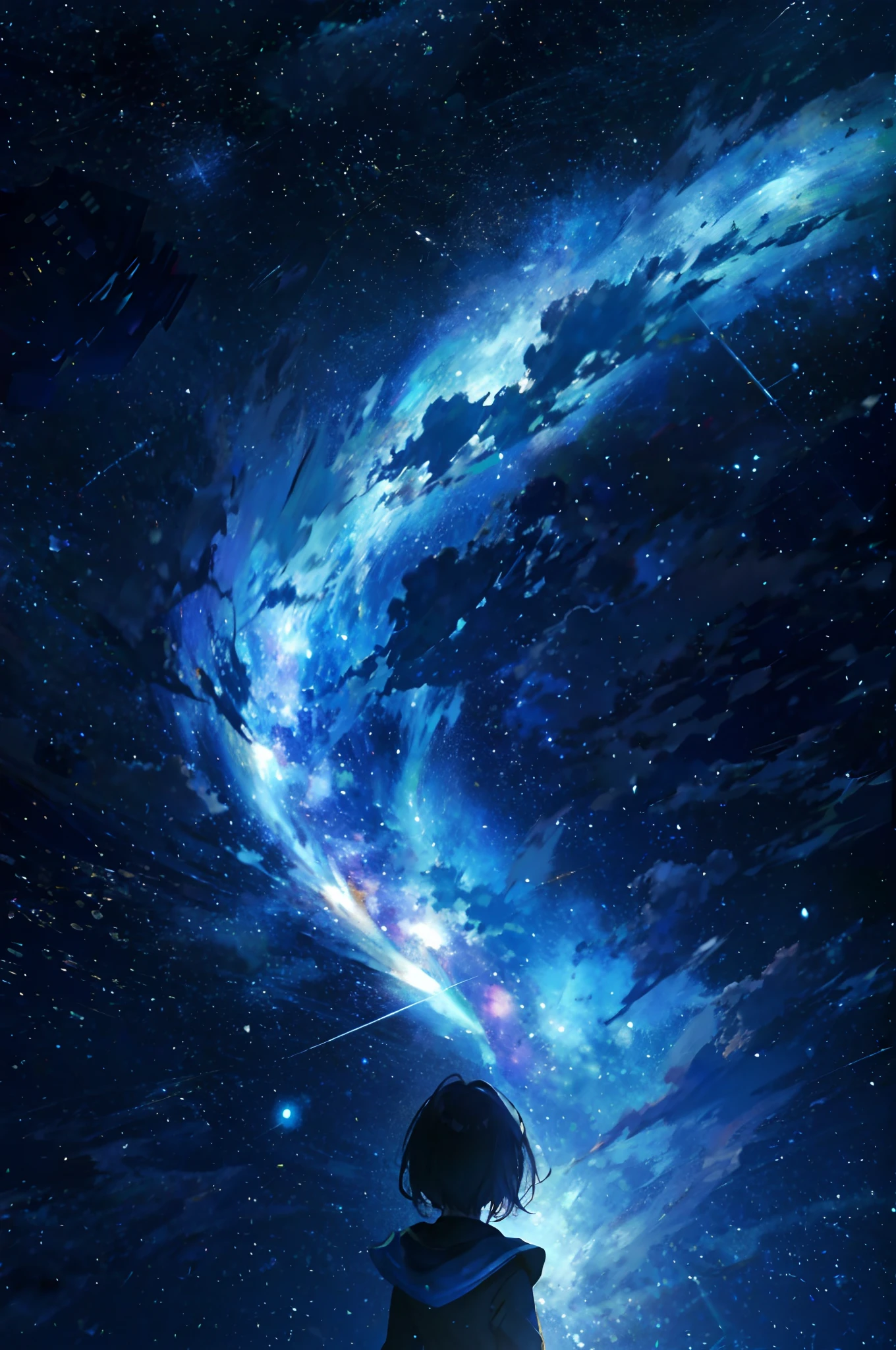 kosmos,starrysky,Kizi,Back Shadow,smallness,Increase overall brightness
