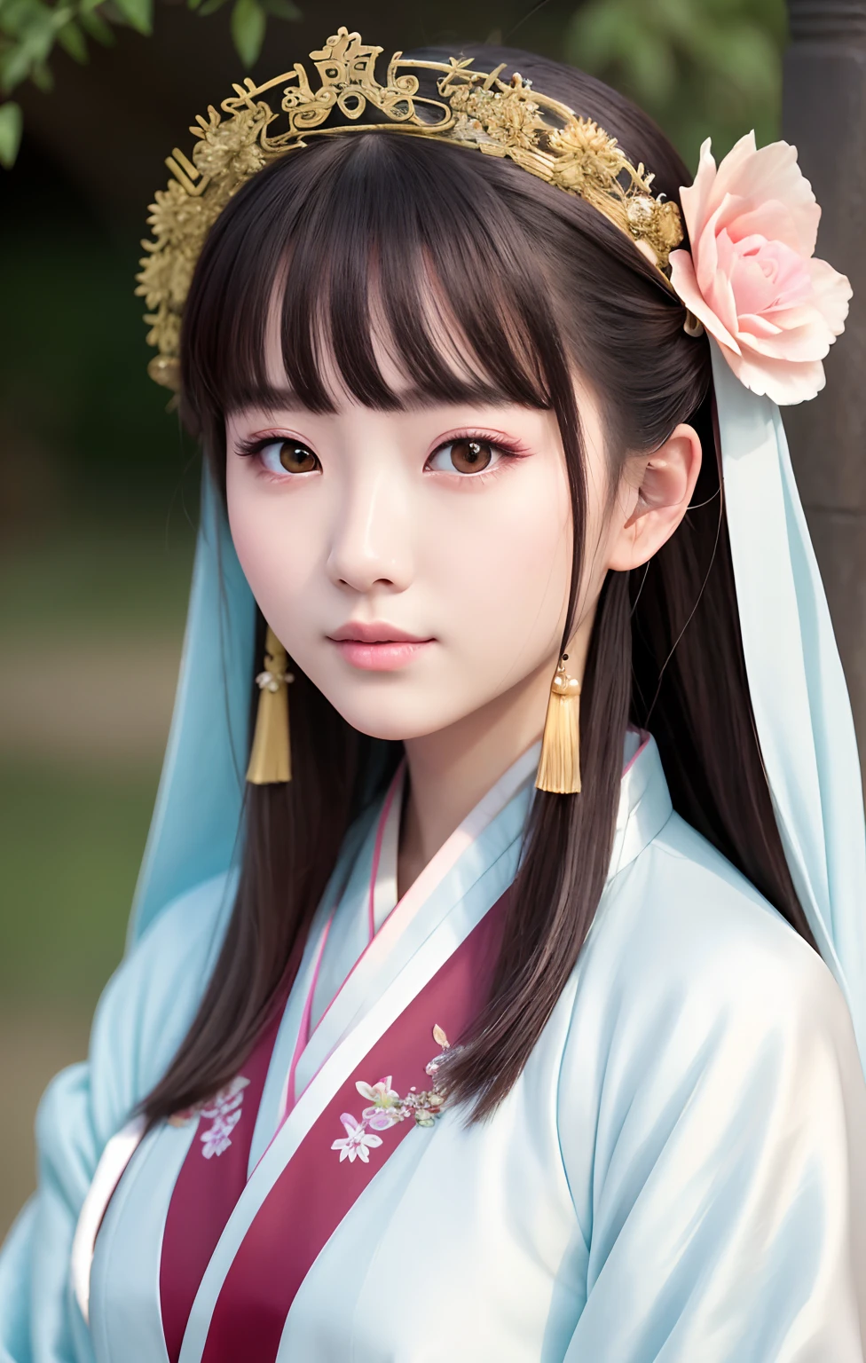 Best quality ,Masterpiece, illustration, An extremely delicate and beautiful, Extremely detailed ,CG ,Unity ,8K wallpaper, Amazing, finedetail, Masterpiece,Best quality,offcial art,Extremely detailed Cg Unity 8K wallpaper,absurderes, unbelievable Ridiculous, hugefilesize , Ultra-detailed, A high resolution, Extremely detailed,Beautiful detailed girl, Extremely detailed eyes and face, Beautiful detailed eyes,light in face,(Hanfu:1.1),1girll