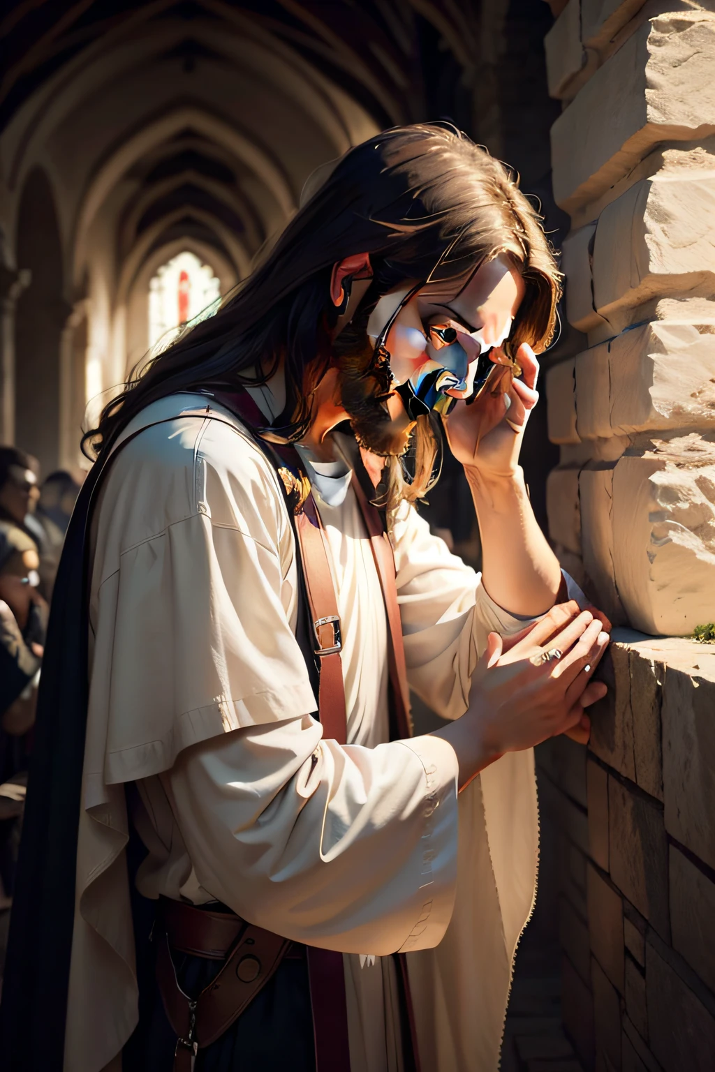 Jesus praying