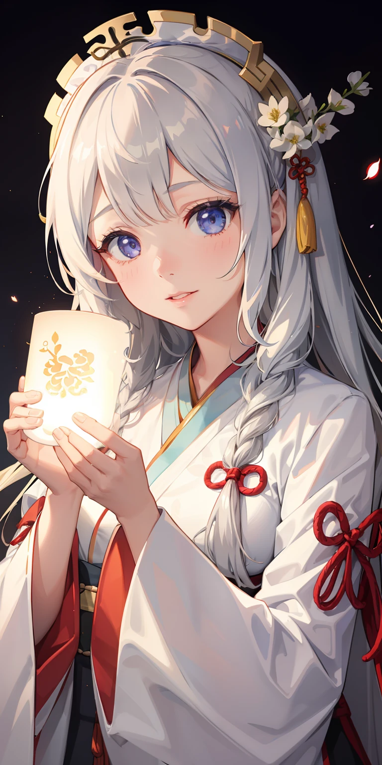 1girl, (hanfu), glowing, sidelighting, wallpaper,