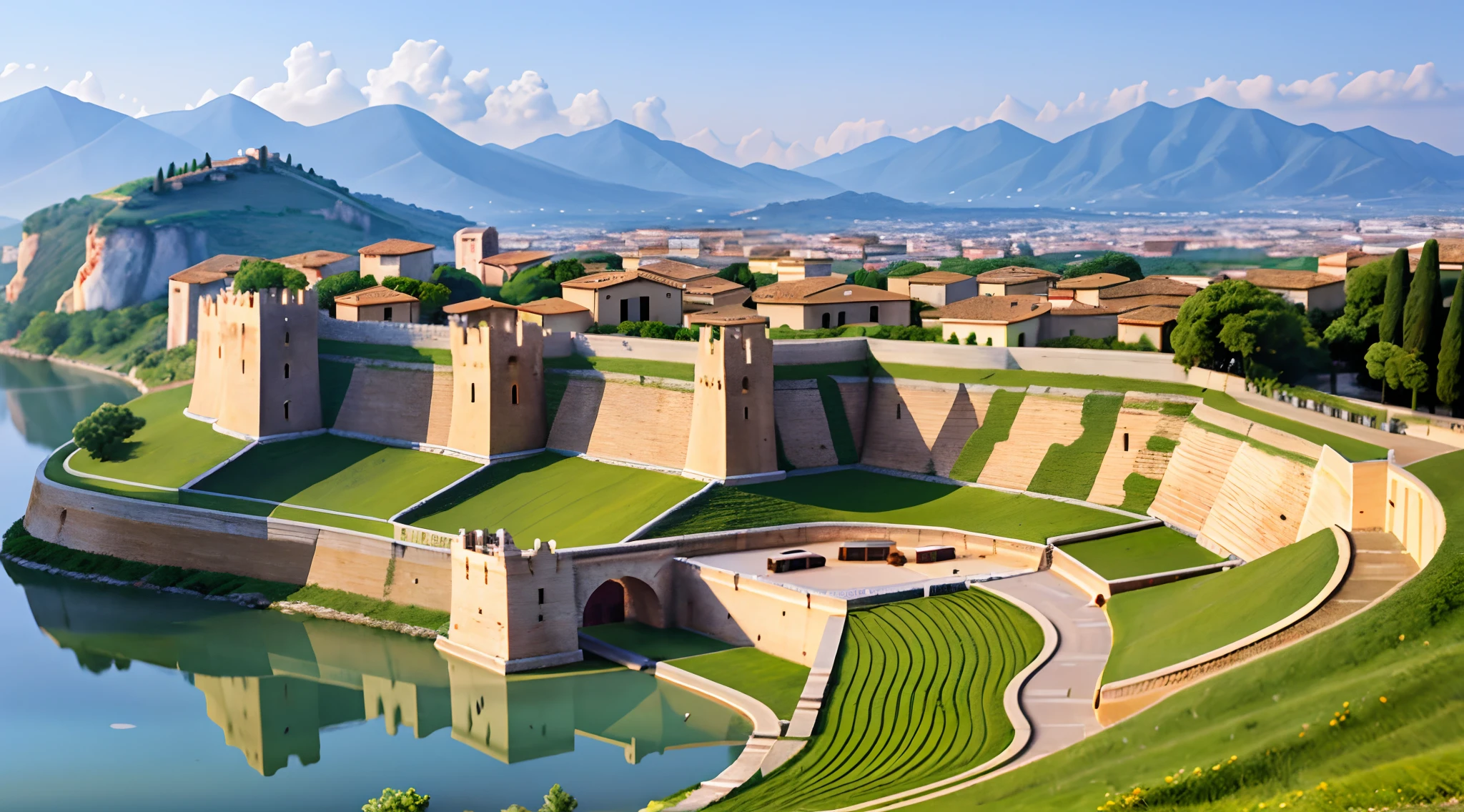 Ancient Italy,There is a man named Alba Giulia(Alba Longa)of the city,Set between seven picturesque hills。In this city,lived a powerful king, Numa Pompilius(Numa Pompilius),His reign brought order and peace to the land。