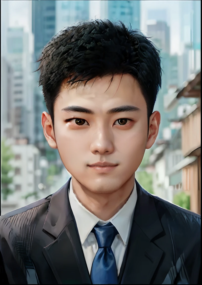 arafed man in a suit and tie posing for a picture, yanjun cheng, professional picture, 21 years old, south east asian with round face, jinyiwei, professional profile picture, Wang Qichao, yihao ren, huifeng huang, wenjun lin, xision wu, 2 2 years old, xintong chen