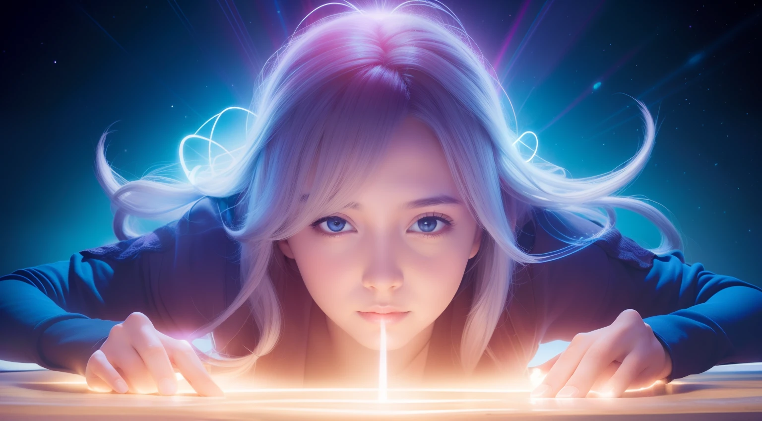 Image of the expansion of consciousness, grande quantide de luz