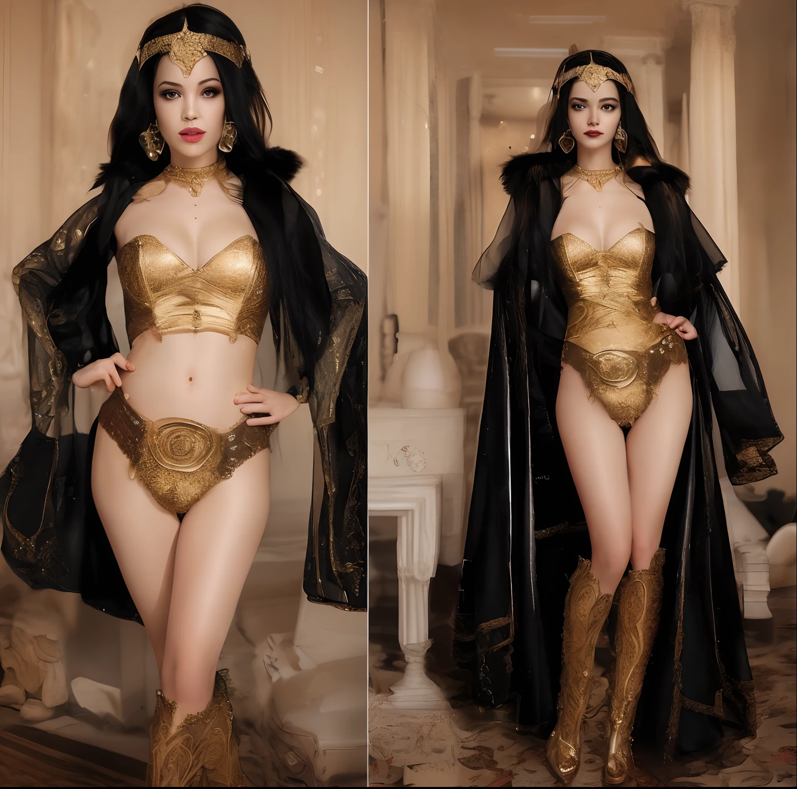 Costume sexy beauty exposed