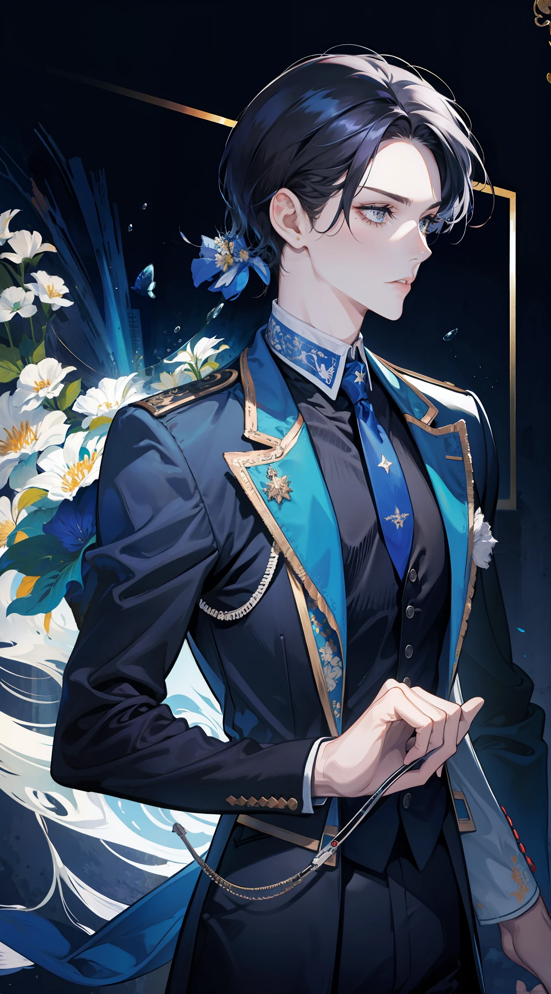 short detailed hair