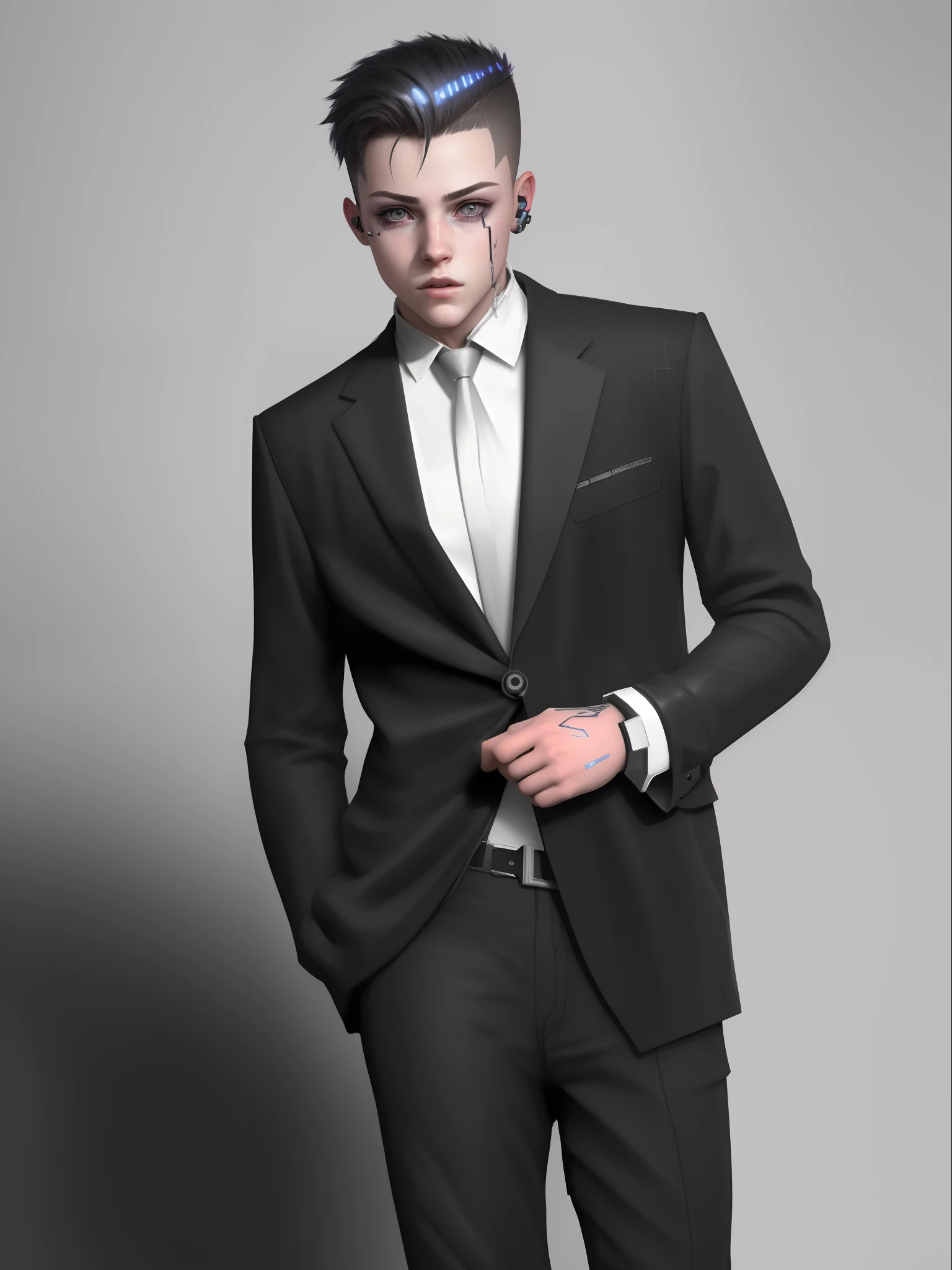 Change image background cyberpunk boy realistic,8k ultra realistic