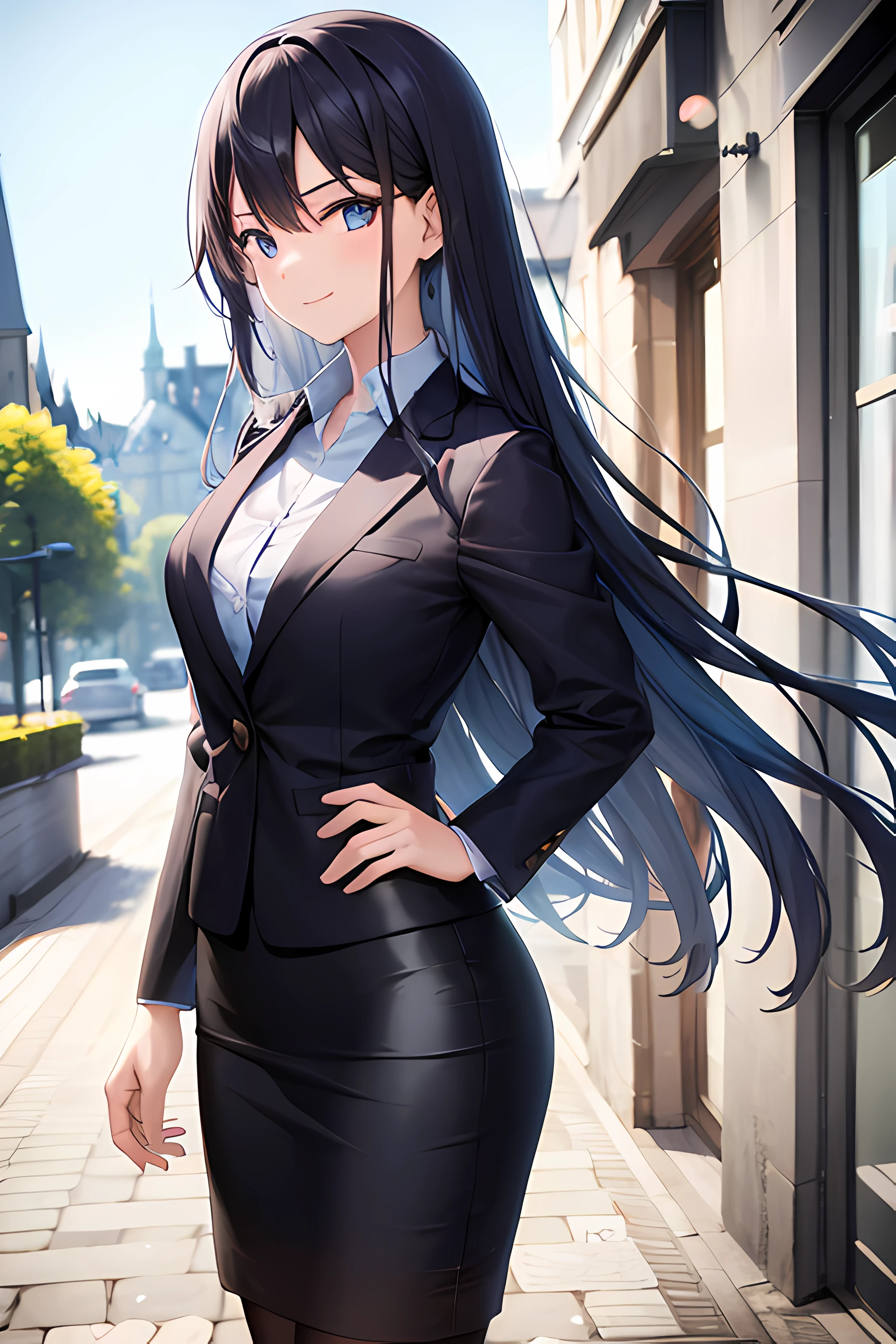 "Adjust the skirt slightly."