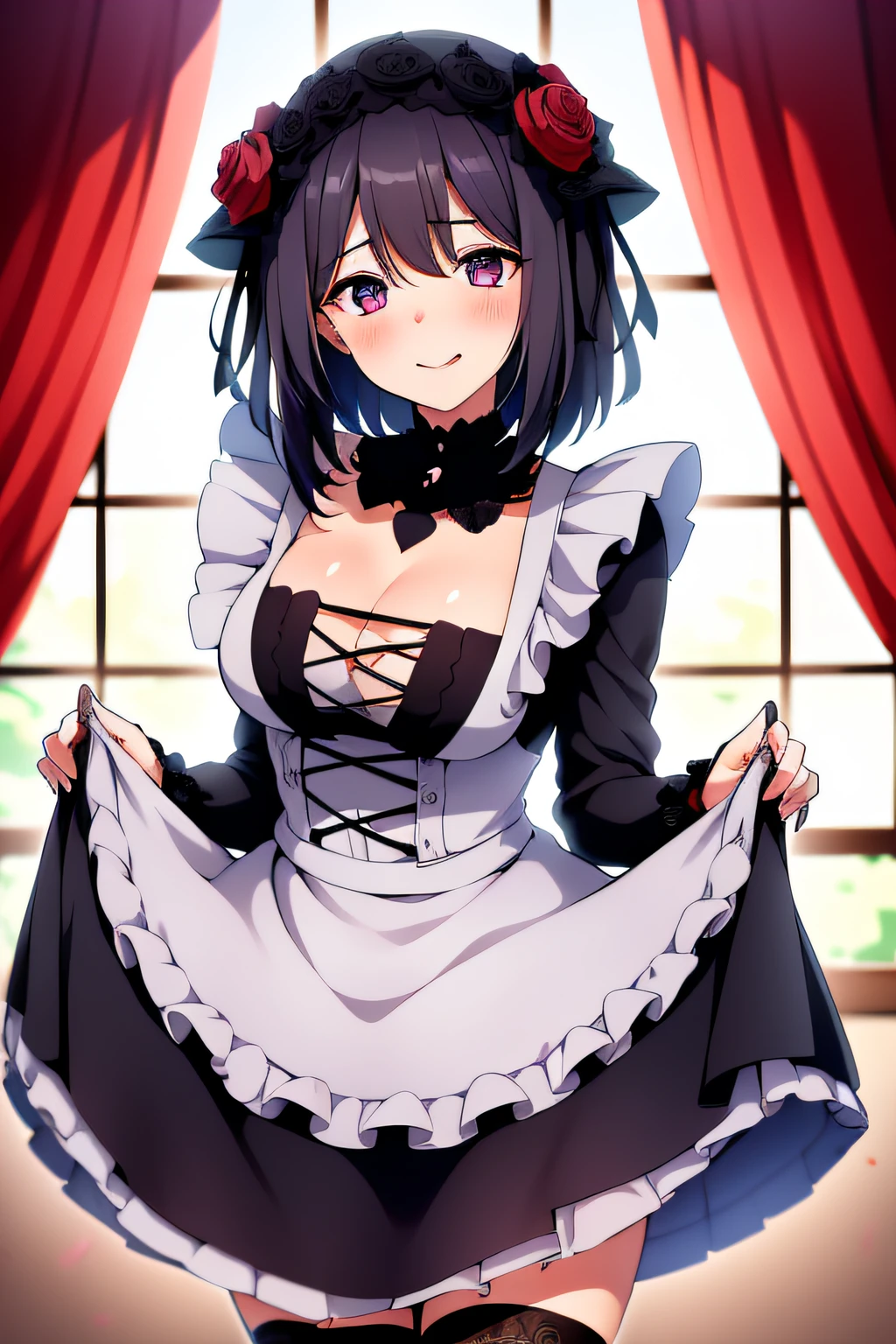 (((Best quality))), ((Ultra-detailed)), ((illustration)), ((Disheveled hair)), ((frilld)), (1 girl), (Solo),
Rating:safe,
maid,
Black dress,
Maid dress,
Sling,
Bush,
s girl,
view the viewer,
chain,
lifted by self,
Rating:safety,
black flower,
black roses,
blueflower,
Blue rose,
camellia,
command spell,
dress flower,
flower ornament,
tattoo all over body,
petals,
pink flower,
Pink rose,
purple flower,
purple roses,
rose petals,
Spider lily,
squiggle,
tulip,
vases,
flor branca,
White rose,
yellowflower,
Yellow rose,