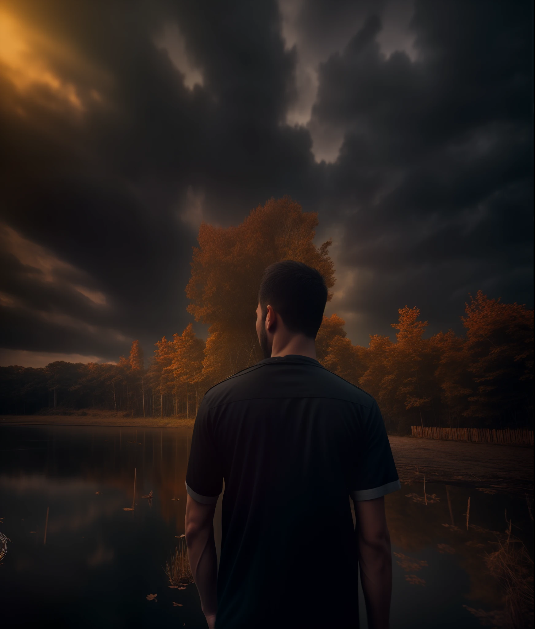 dark theme, ultra resolution, hyper realistic, hdr, absyrdres, cinematic shot, vignette, centered, short DOF, Don't change the face,