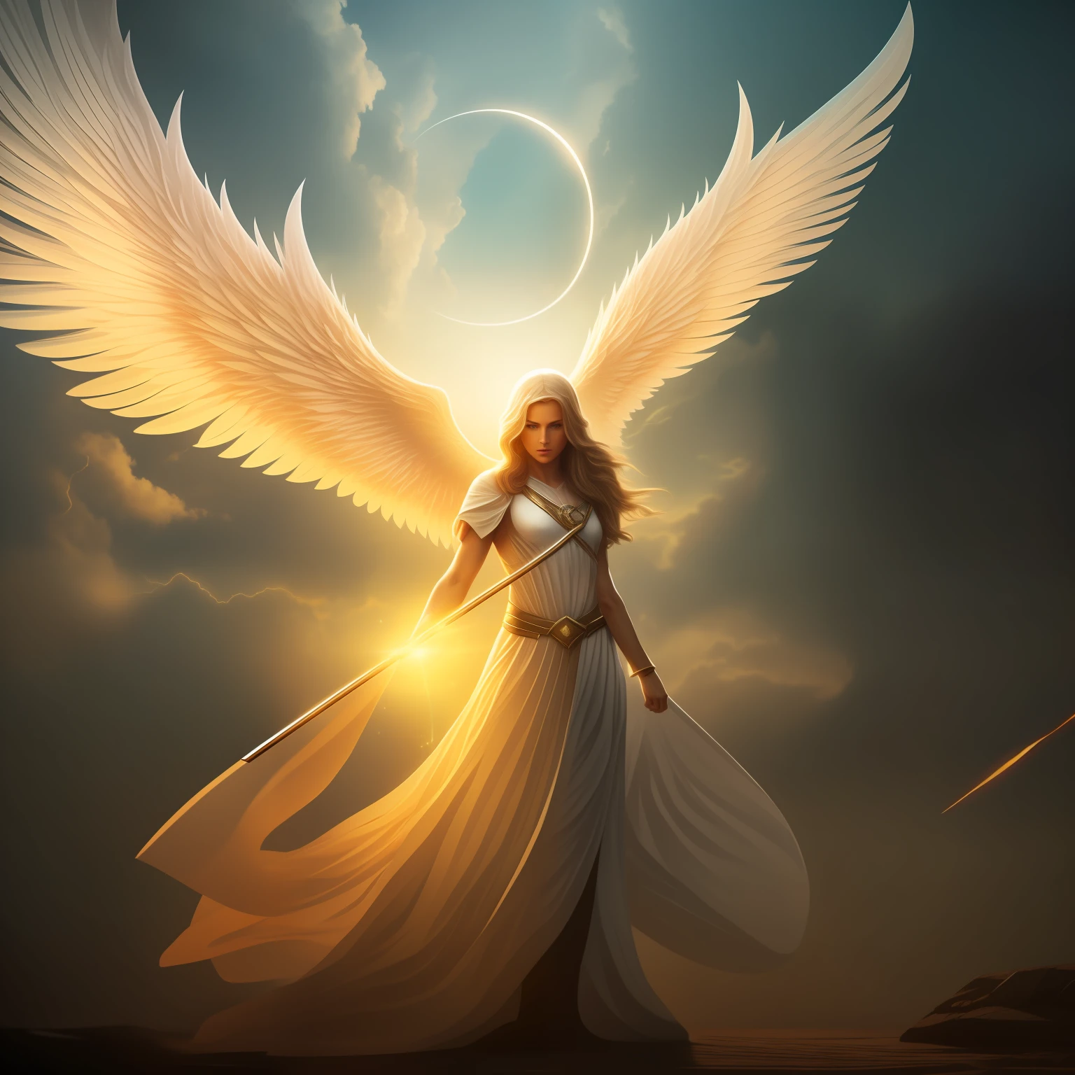 A angel, concept art, 4k