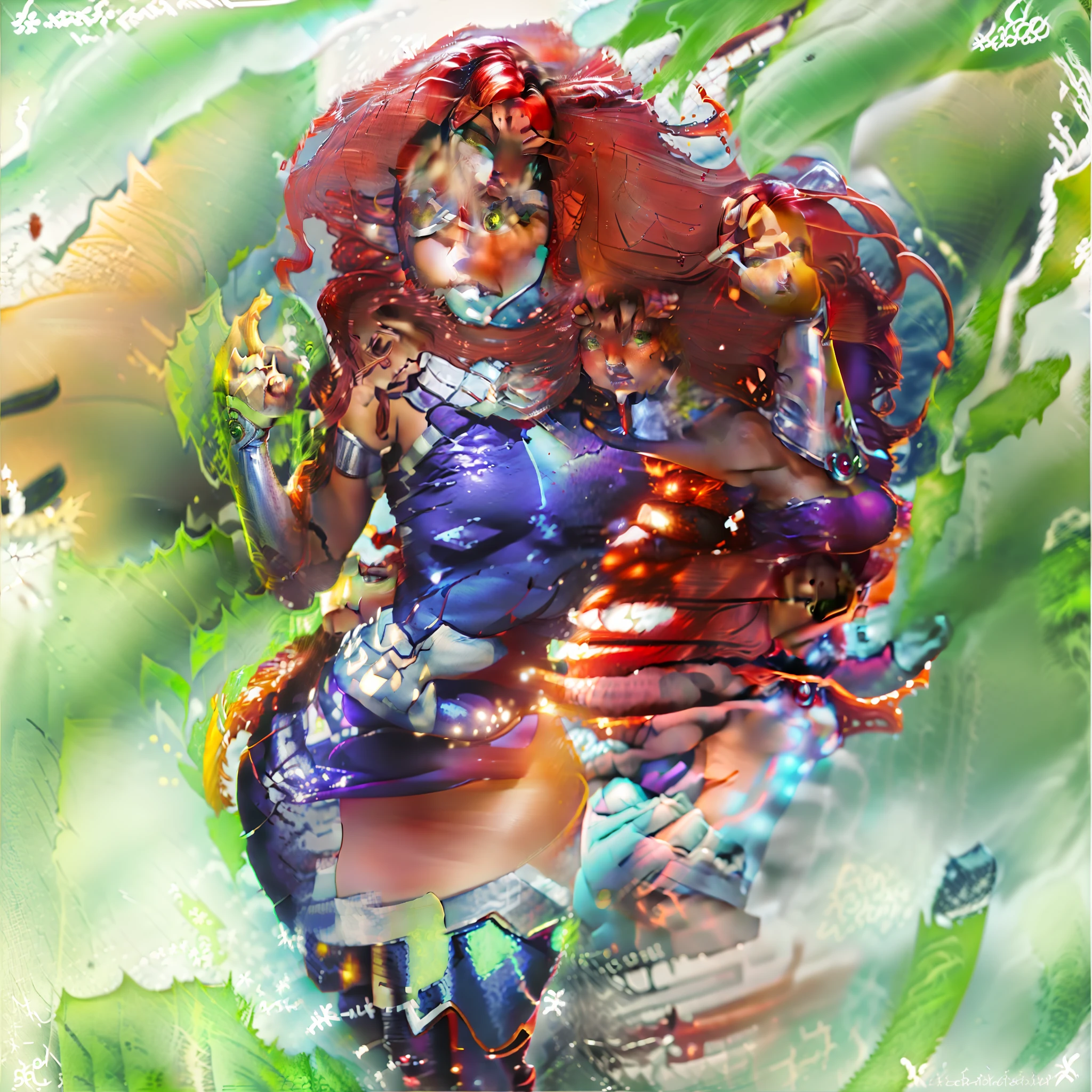 best qualtiy,tmasterpiece:1.2,Be red in the face,rabbit pose,nedium breasts,In the study,White hair,Expose the whole body,A detailed eye,one-girl,a white long skirt,White stockings