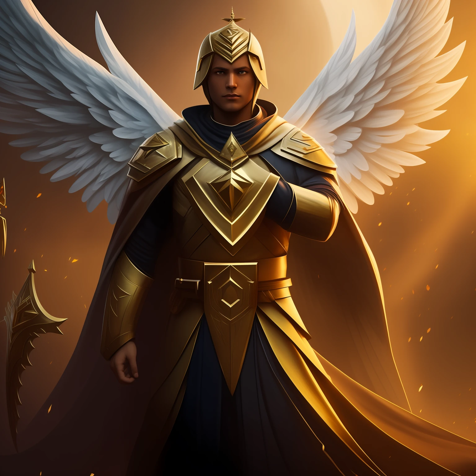 A angel of the first degree, concept art, 4k