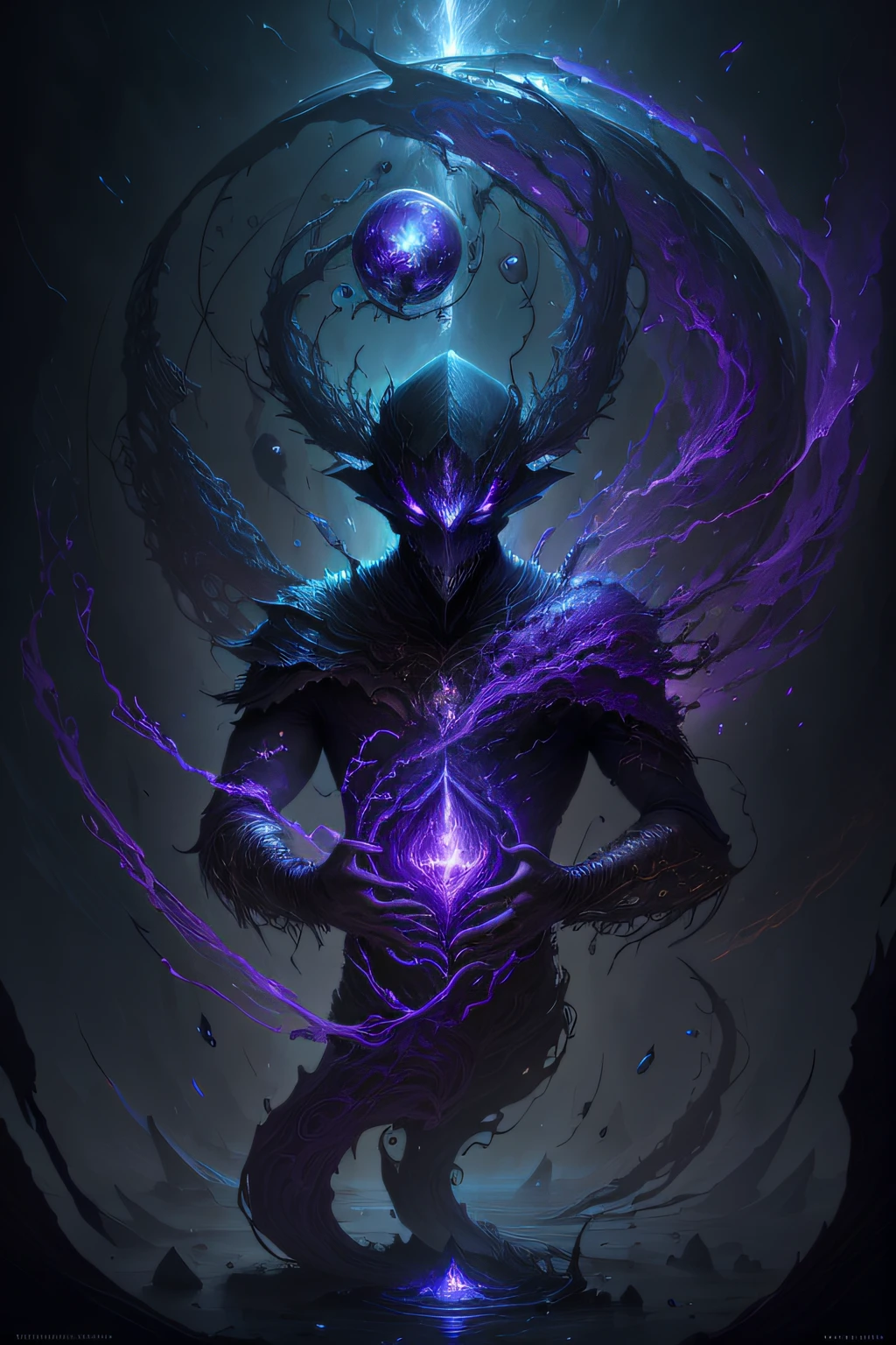 best quality, masterpiece, ultra high res, (photo realistic:1.4), surrealism, dream-like,V0id3nergy,
a fantasy creature, Shadowdancer, shadow magic, darkness control, stealth, shadowstep, umbral spells, hidden blade,