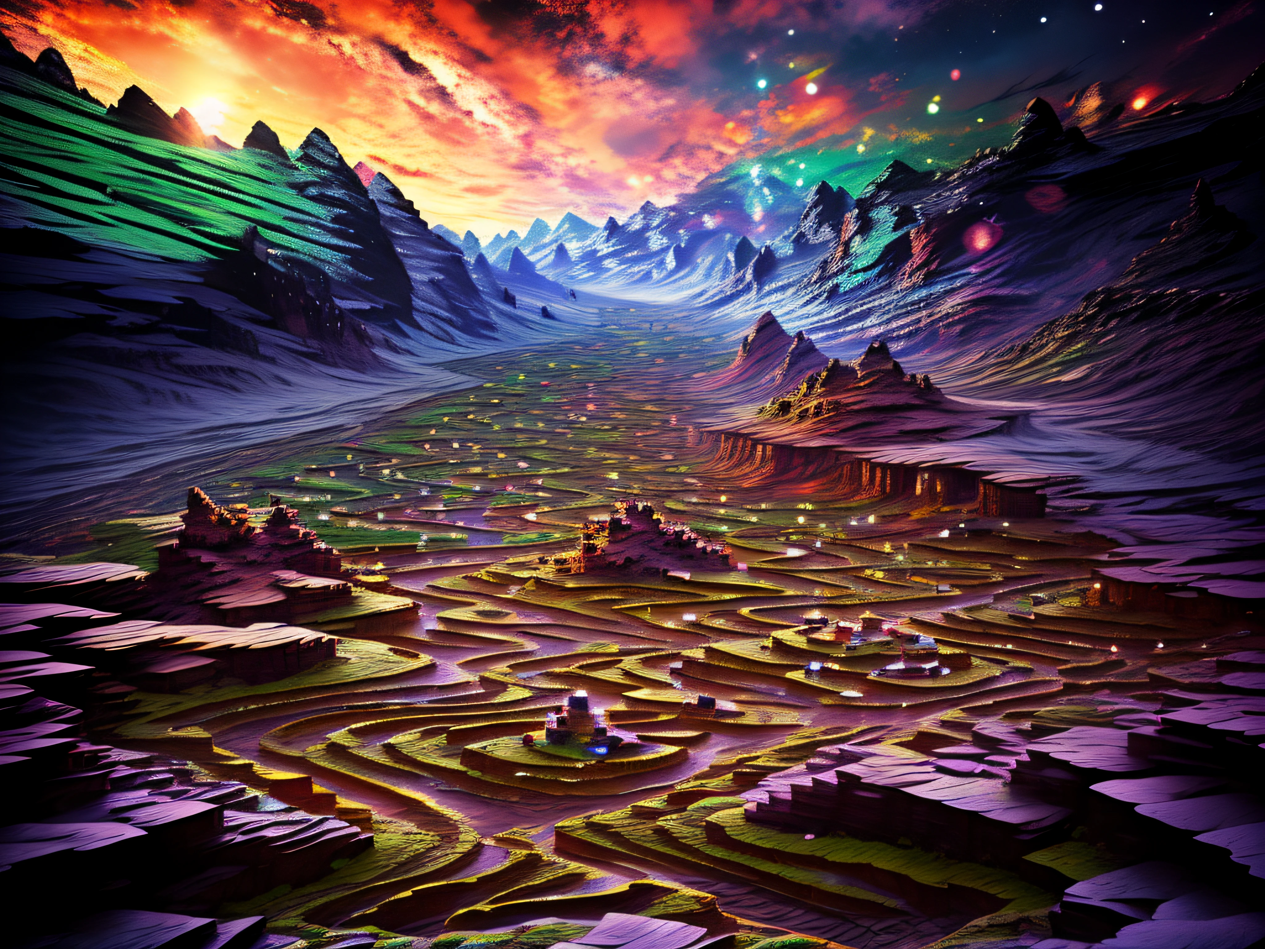 Up the green slope, beneath the forest’s roof,
With slow, soft steps leaving the mountain’s steep,
And sought those inmost labyrinths, motion-proof