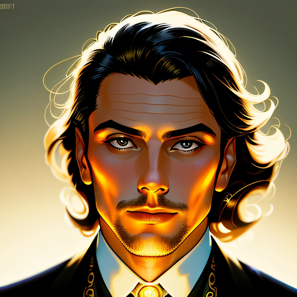 undercucho Close portrait of elegant [undercucho] person in tailored suit- futurist style, intricate baroque detial, elegant, glowing lights, highly detailed, digital painting, artstation, concept art, smooth, sharp focus, illustration, art by wlop, mars ravelo and greg rutkowski
(high detailed skin:1.2), 8k uhd, dslr, soft lighting, high quality, film grain, Fujifilm XT3  mix4 
male model, black suit, seductive, Florence, Italy background, night, bokeh, depth of field, (upper body:1.0), best quality, intricate details, detailed eyes, masterpiece, film grain, 1980s, kodakchrome, flashlight