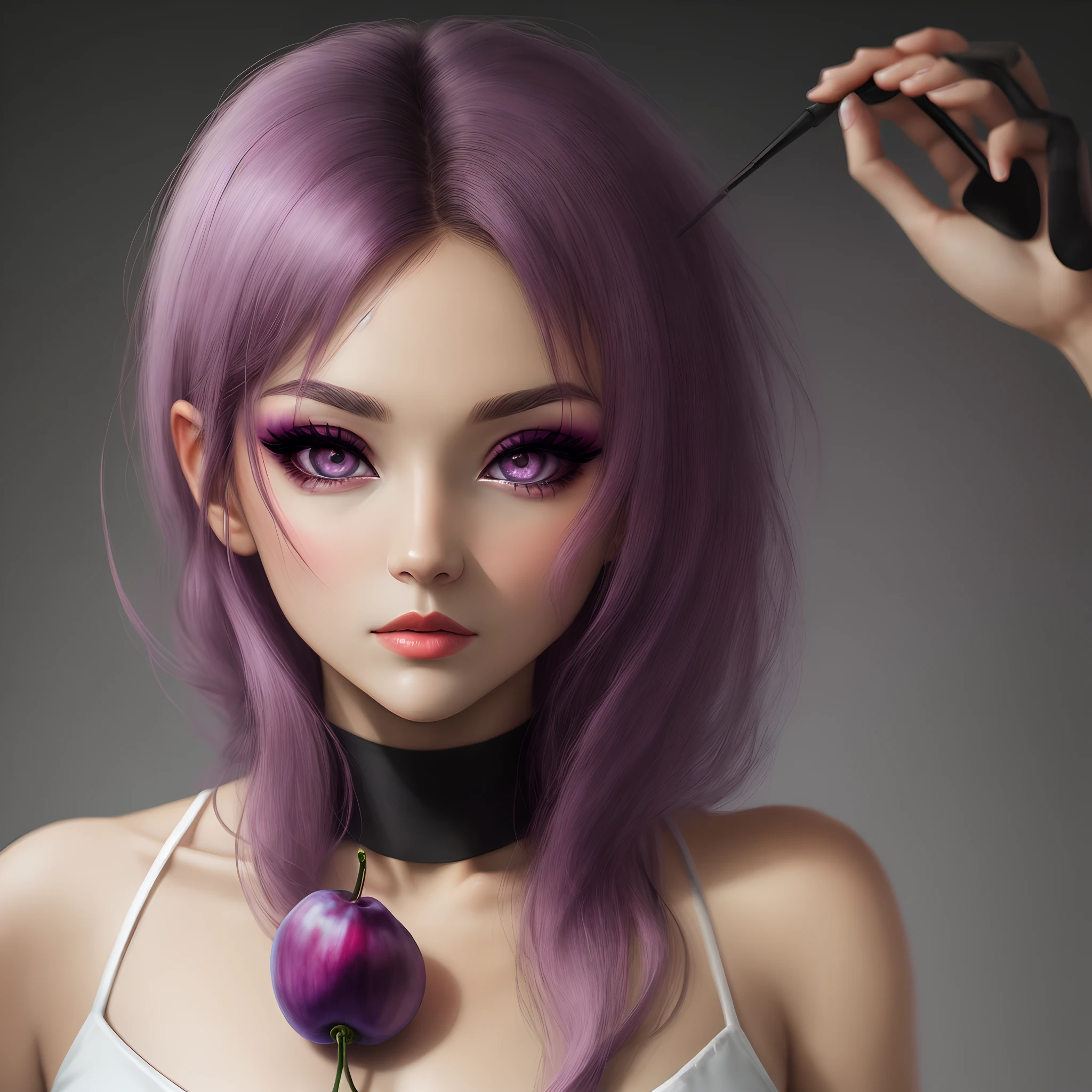Plum eyes