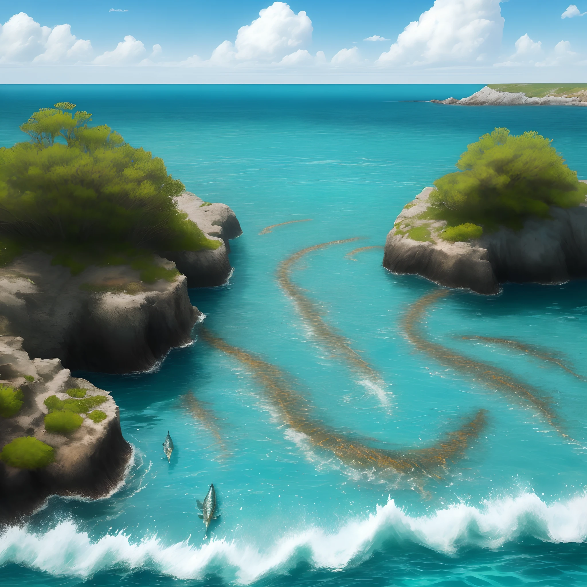 Eau,the sea,swimming fish,Murderous maniacs