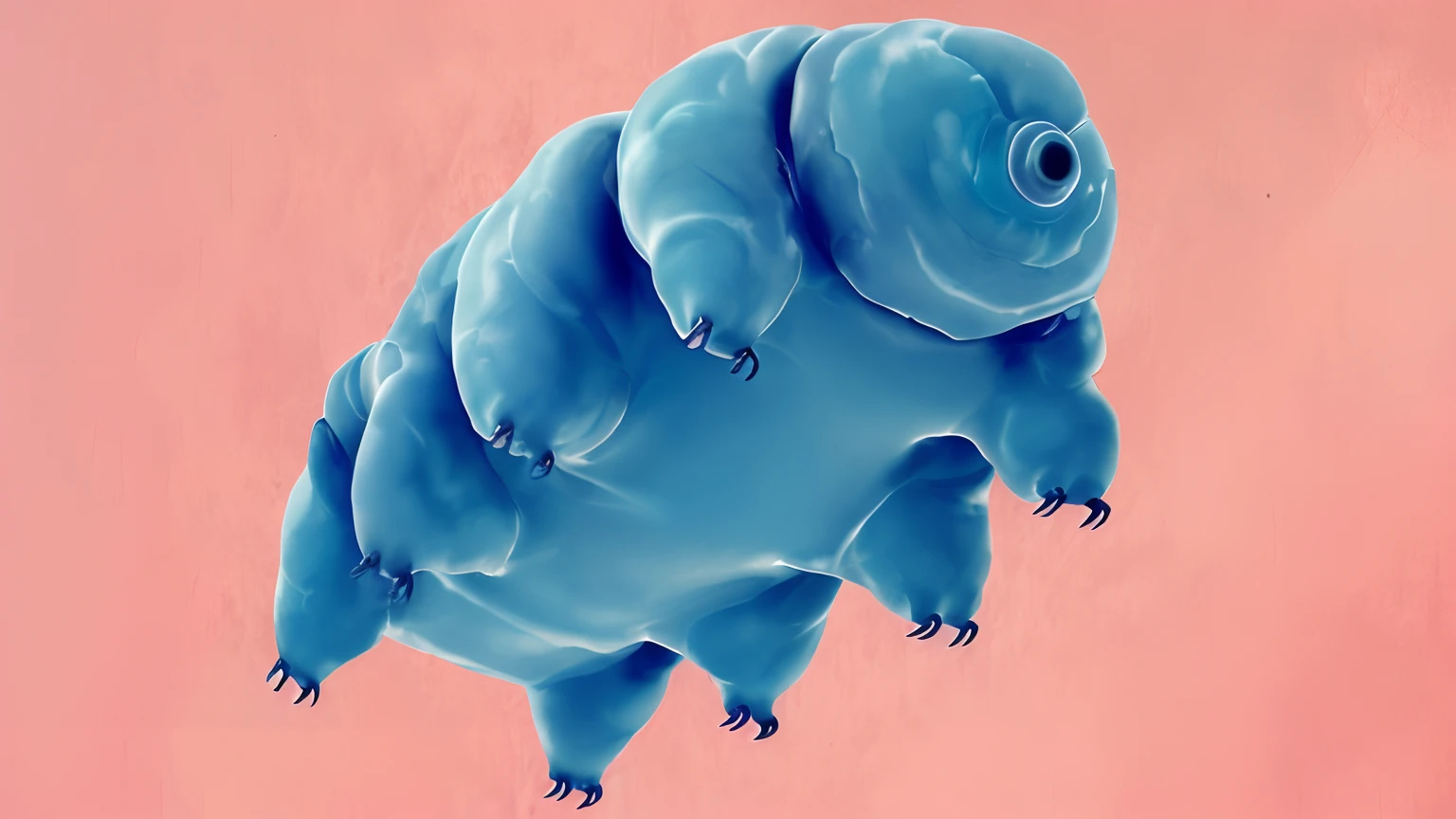 ((8 legs)), Steampunk stylized tardigrade with 8 legs with claws, realistic natural proportions and limbs, 8 legs, black interconnected lines, white background, white margins, BW, colossal fluffy tardigrade, giant tardigrade, microscopic tardigrade, tardigrade, water bear, tardigrade in space, microscopic tardigrades, tardigrade wearing sunglasses, tardigrade statue in the forest, futuristic robot organisms, mech shaped like a manatee