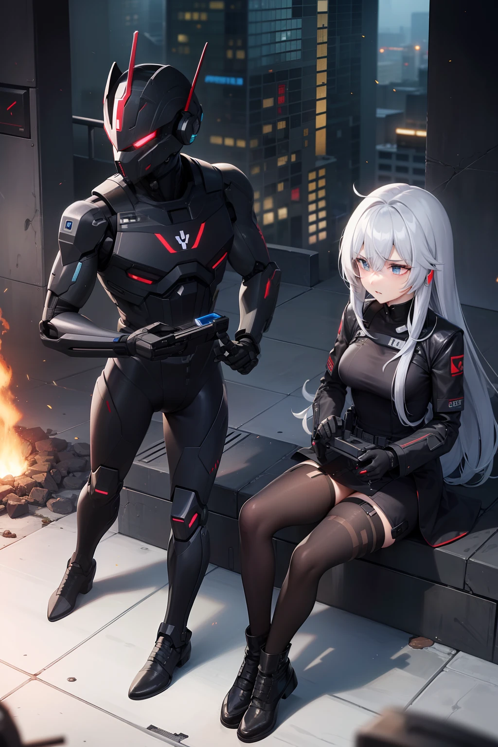 Android, military, robotic, lethal, weapon, corrupted, evil, virus