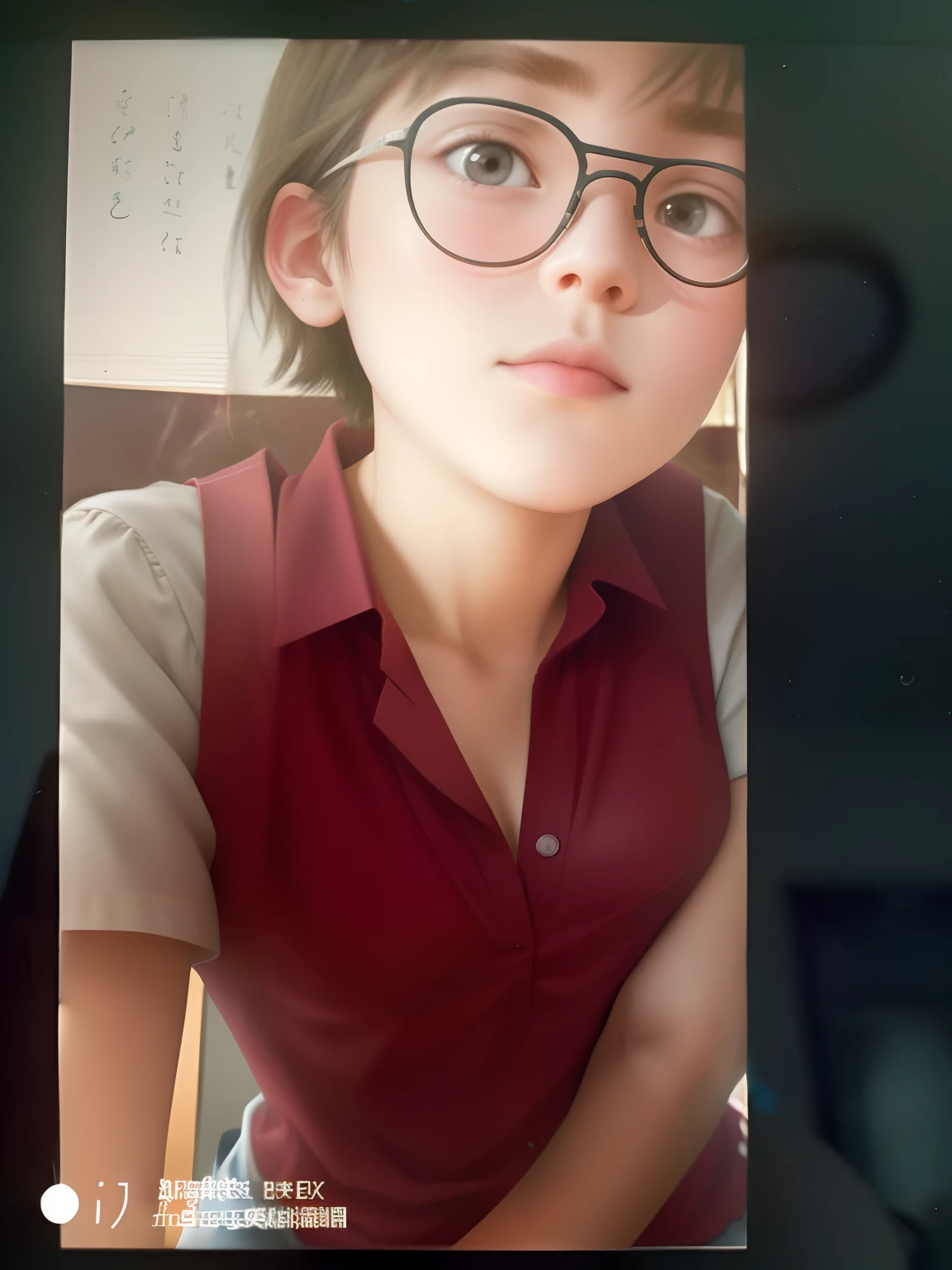 Cut the top,Pure,Be red in the face,Character: Junior high school student,The characters do not wear clothes,Go bra,Naked