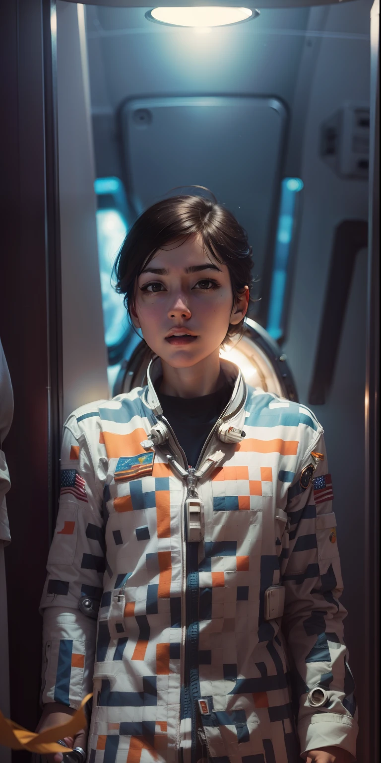Astronaut in space ship