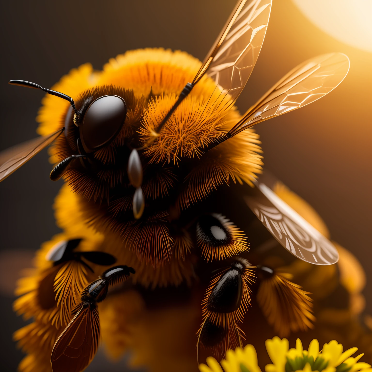 Hunny from the bee, concept art, 4k