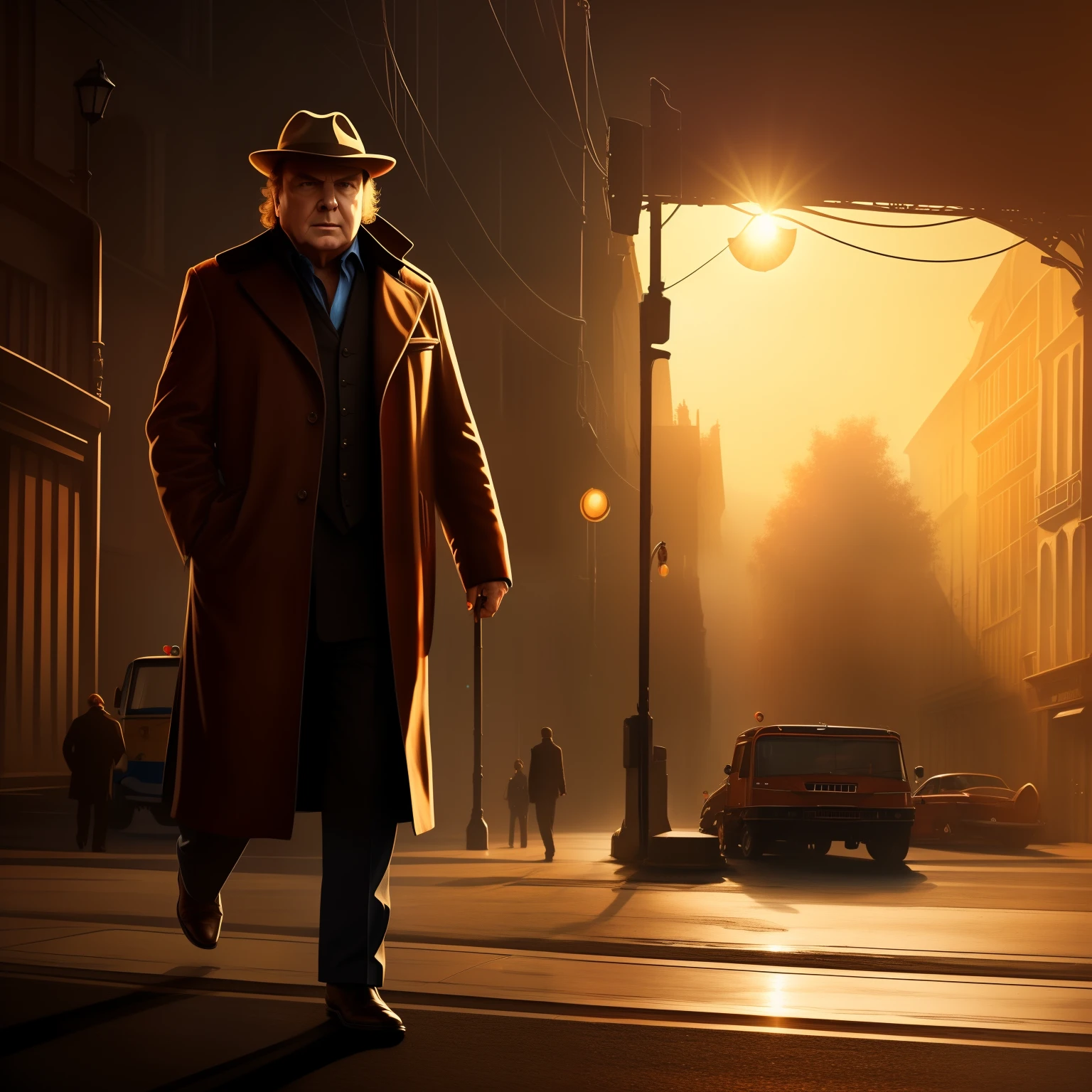 Van Morrison, concept art, 4k