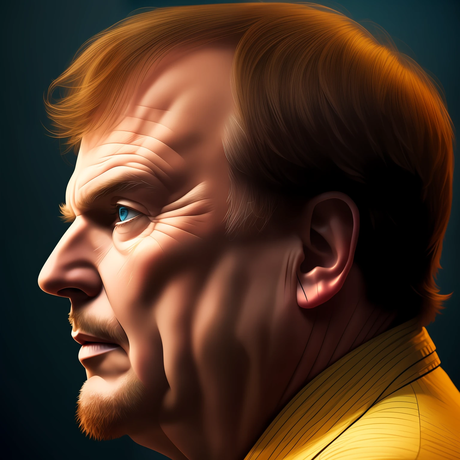 Van Morrison thinking, concept art, 4 k