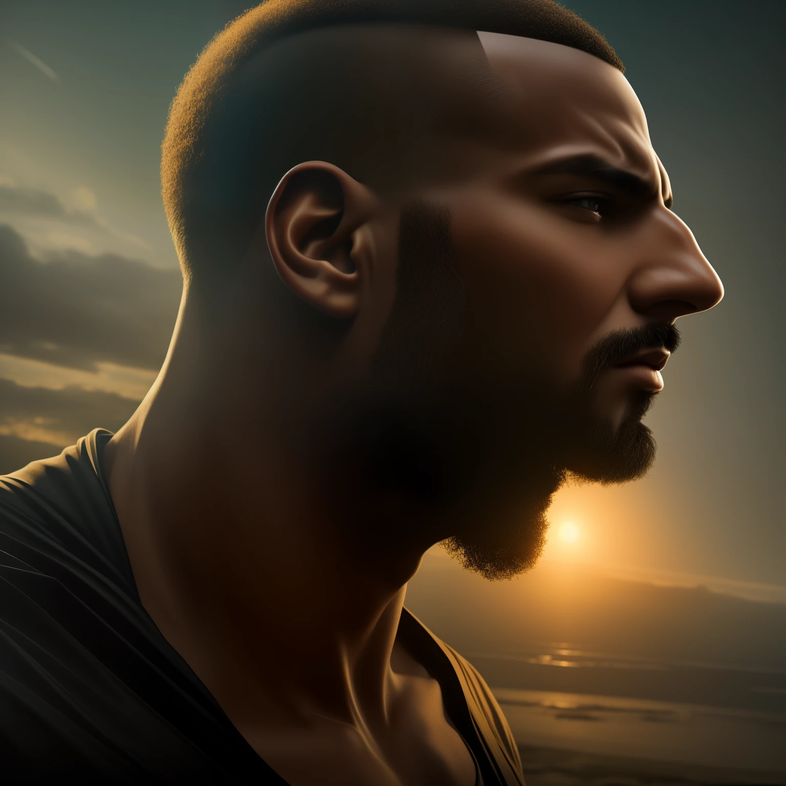 Man thinking, concept art, 4k