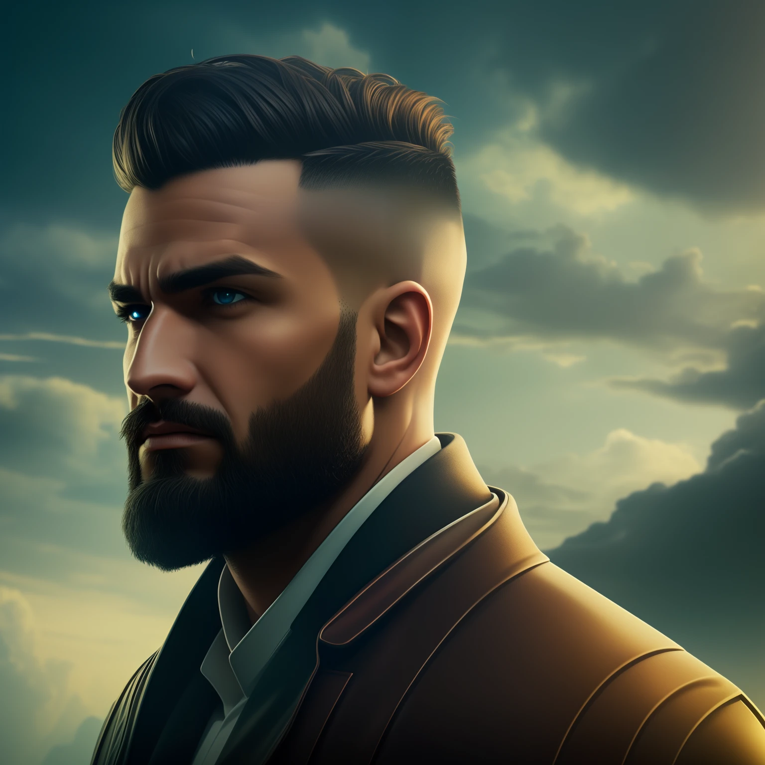 Man thinking, concept art, 4k
