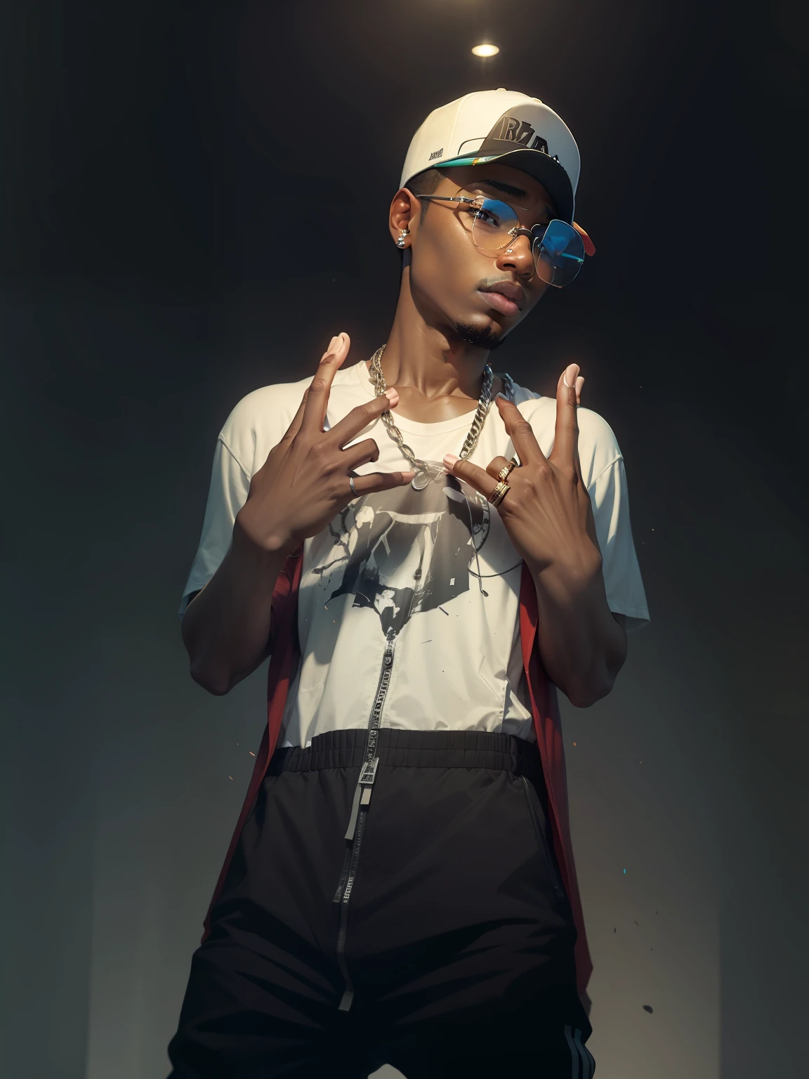 Change background rapper boy