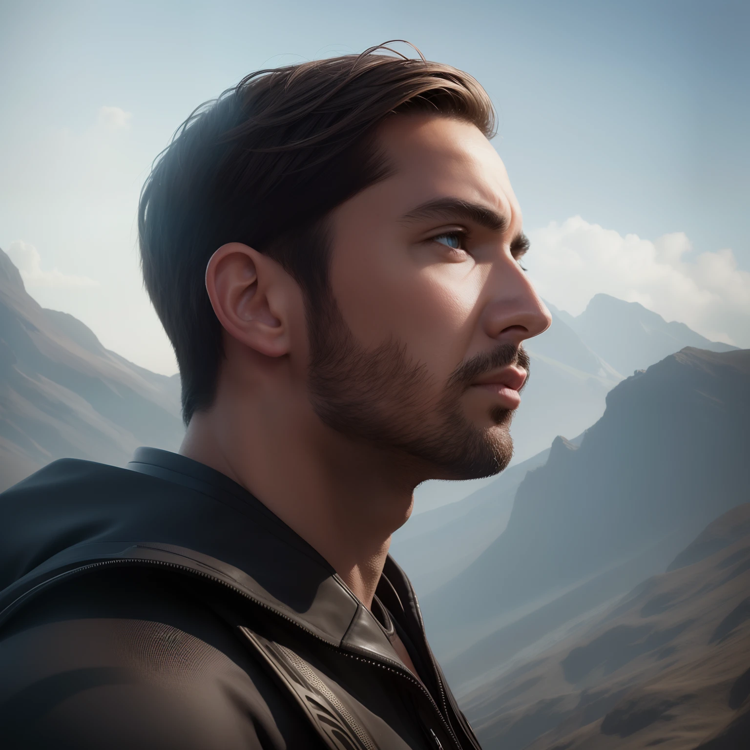 Man thinking, concept art, 4k
