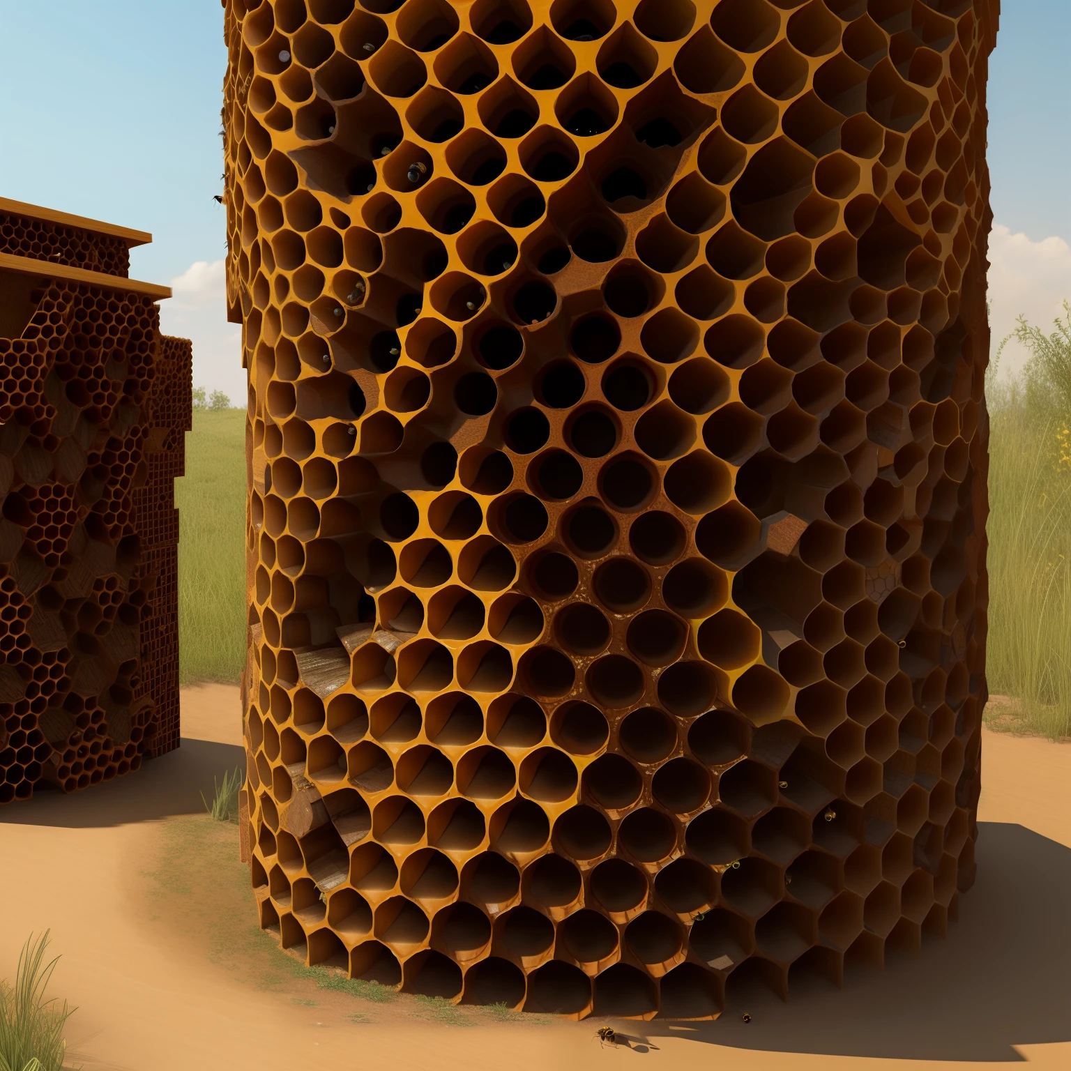 Bee hive, concept art, 4k