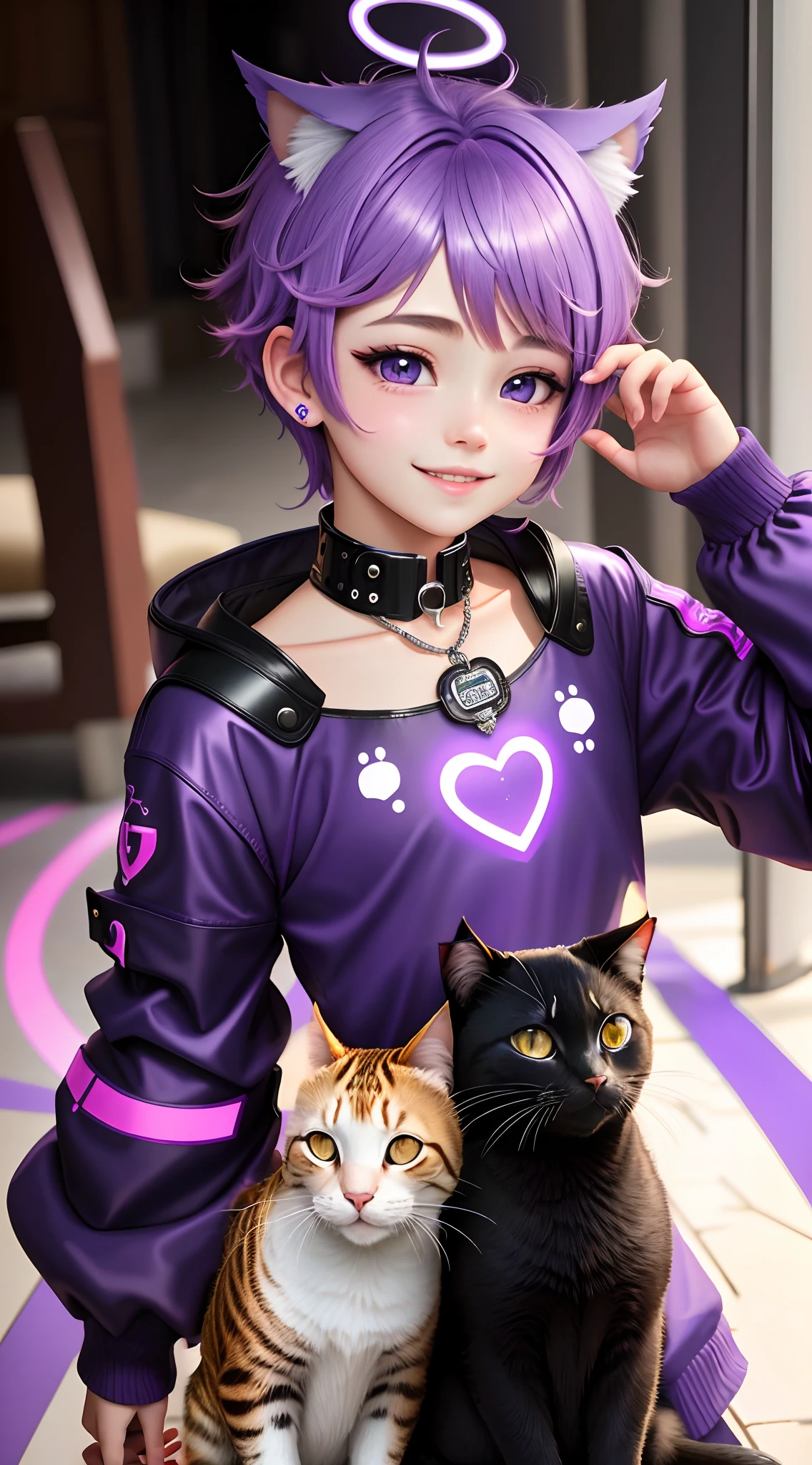 eine Katze