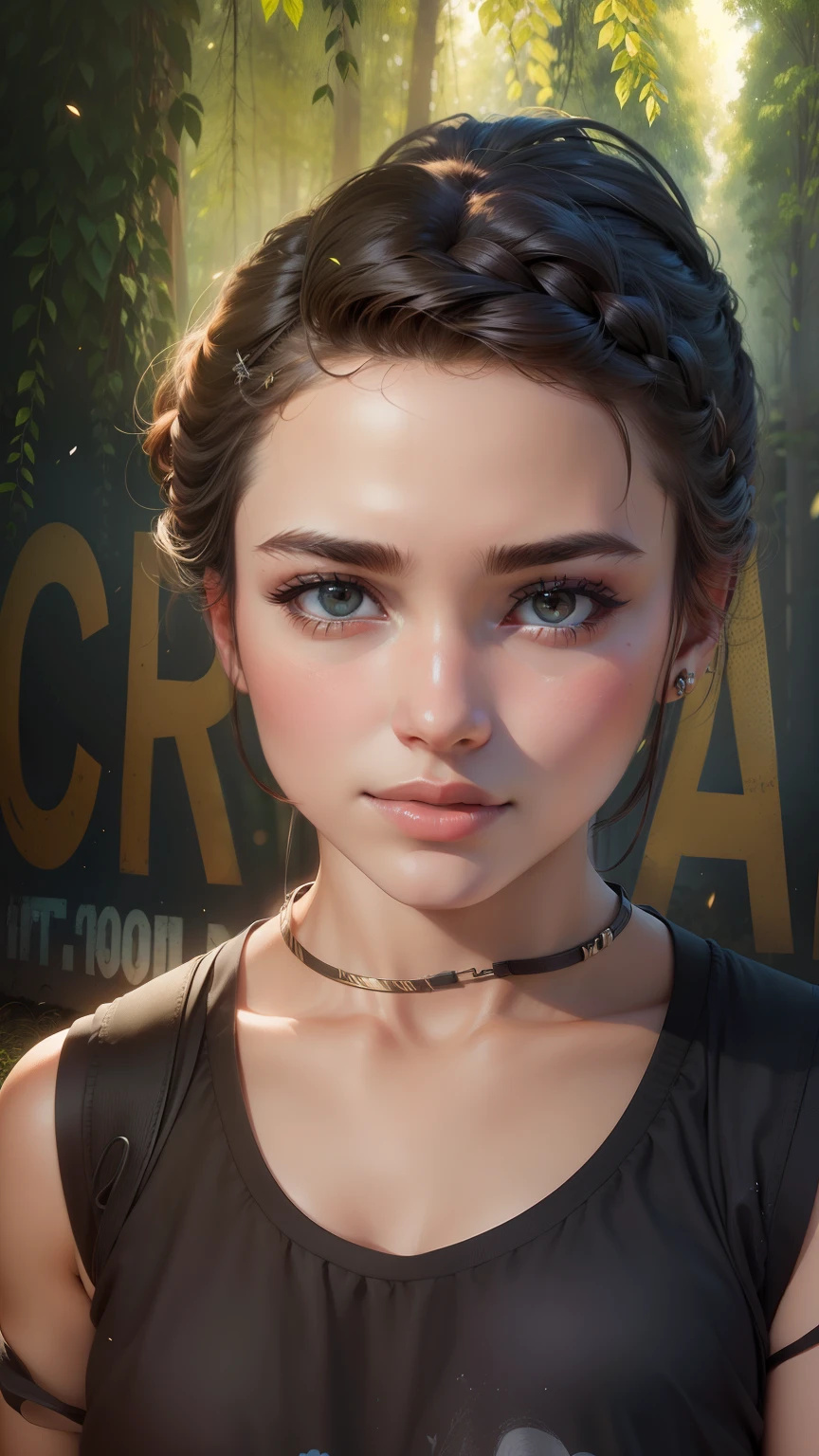 Biutiful girl nature background hairstyle beautiful girl