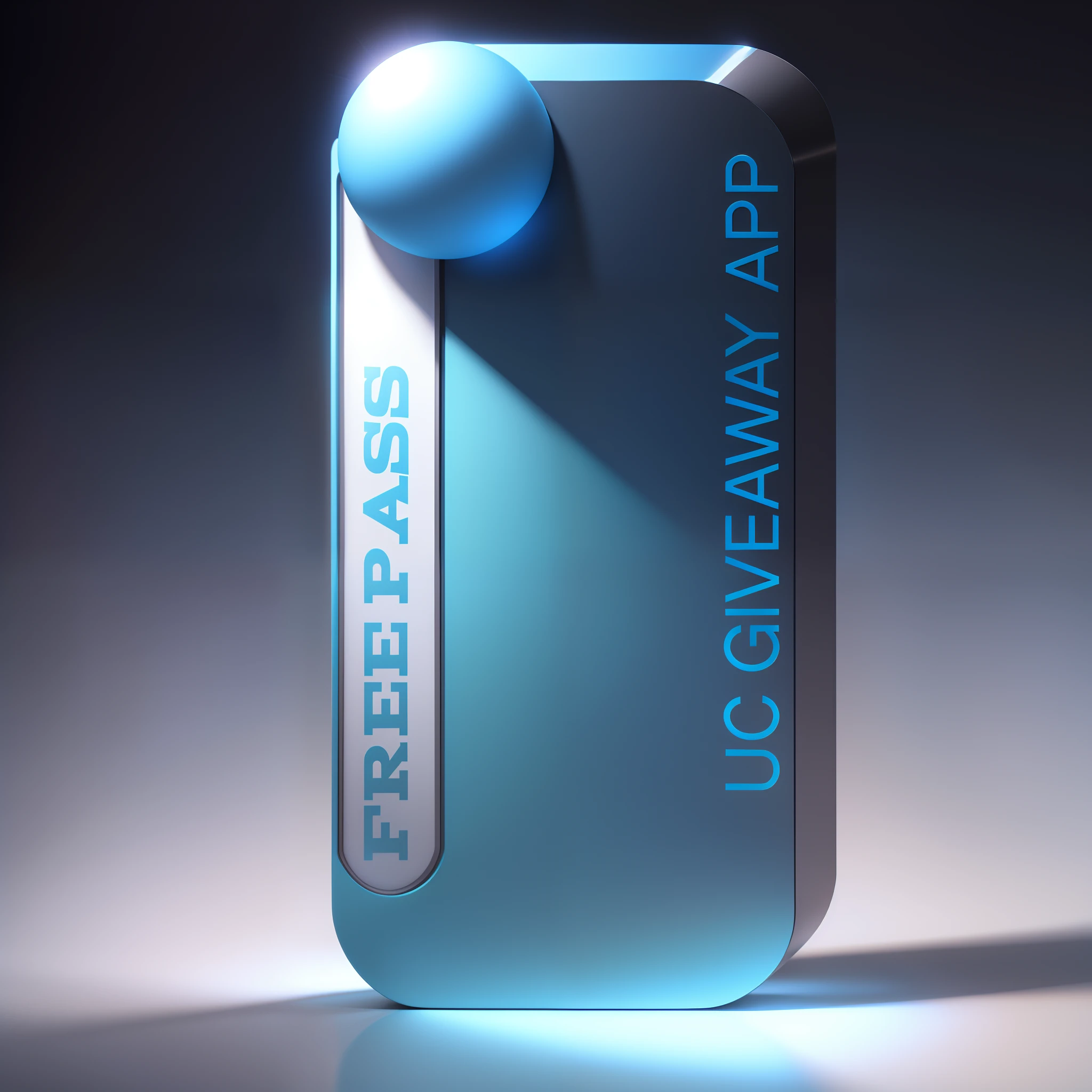 1 TICKETS, 3D BEST UI DESIGN colour blue